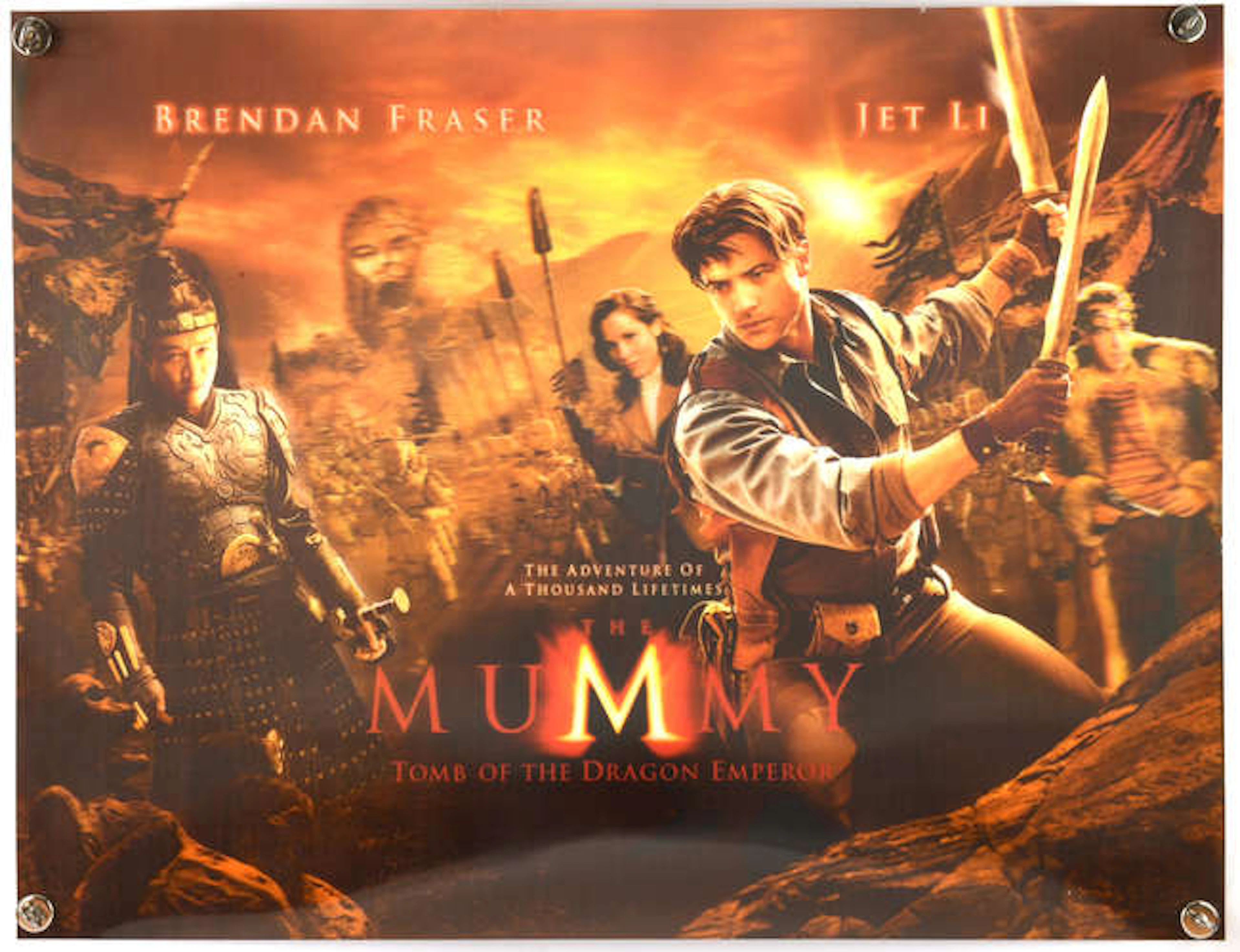 Mummy Tomb of the Dragon Emperor (2008), Lenticular Poster, a scarce