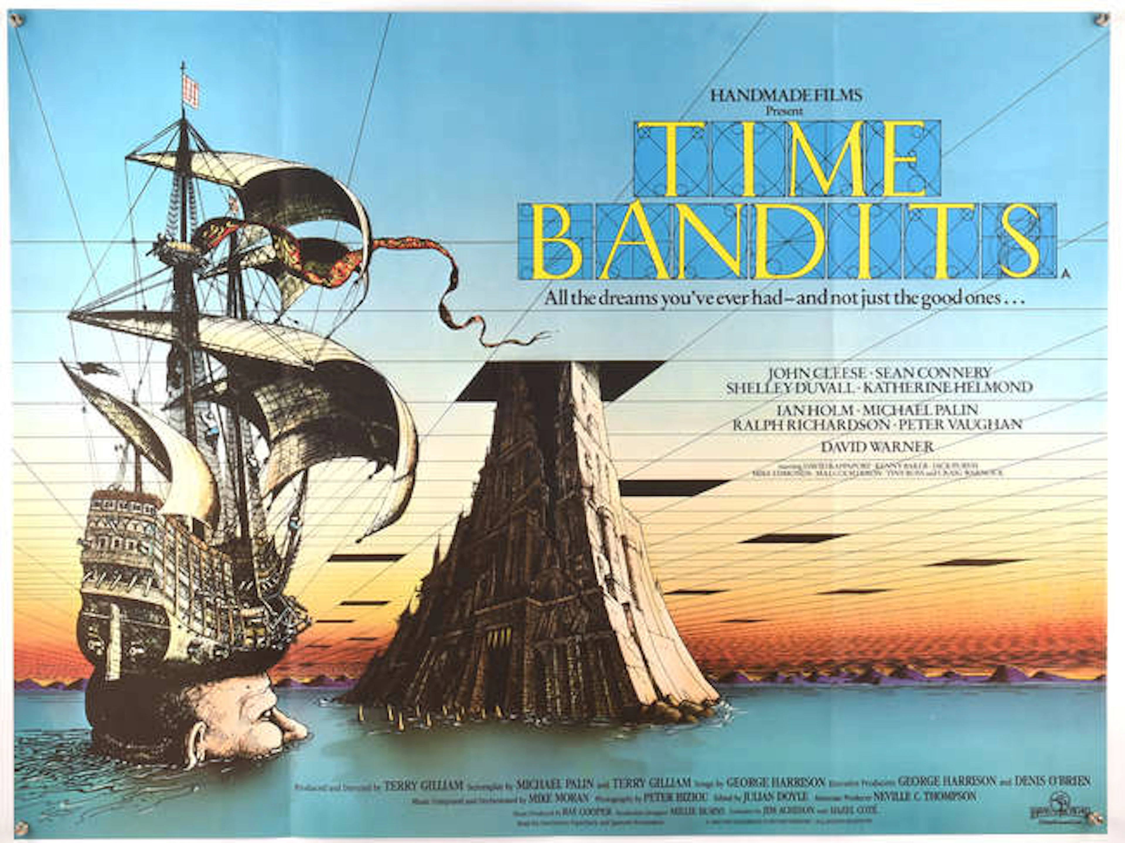 Time Bandits (1981), British Quad Film Poster for the fantasy adventure