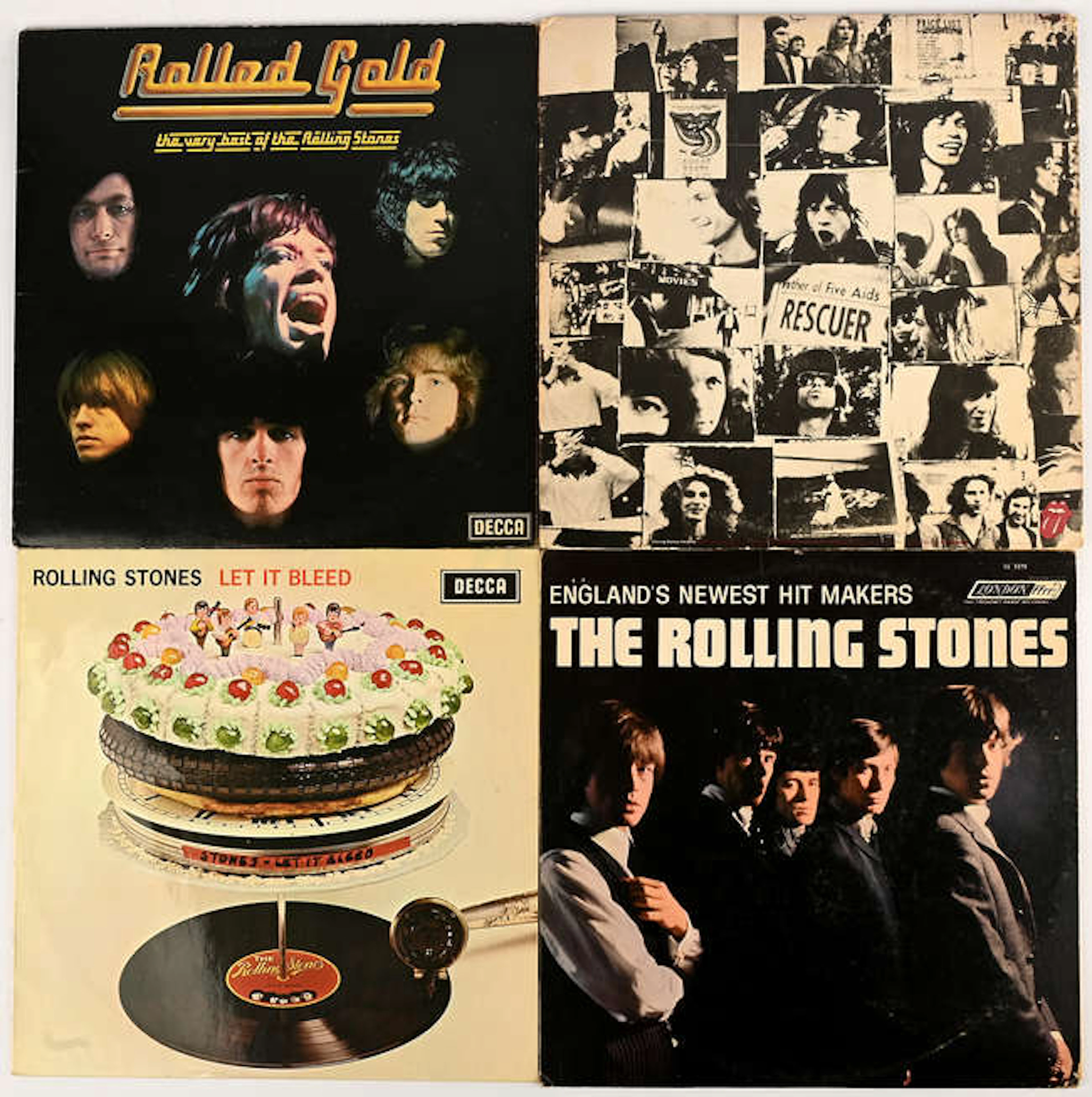 The Rolling Stones Vinyl LPs, studio and live albums, compilations