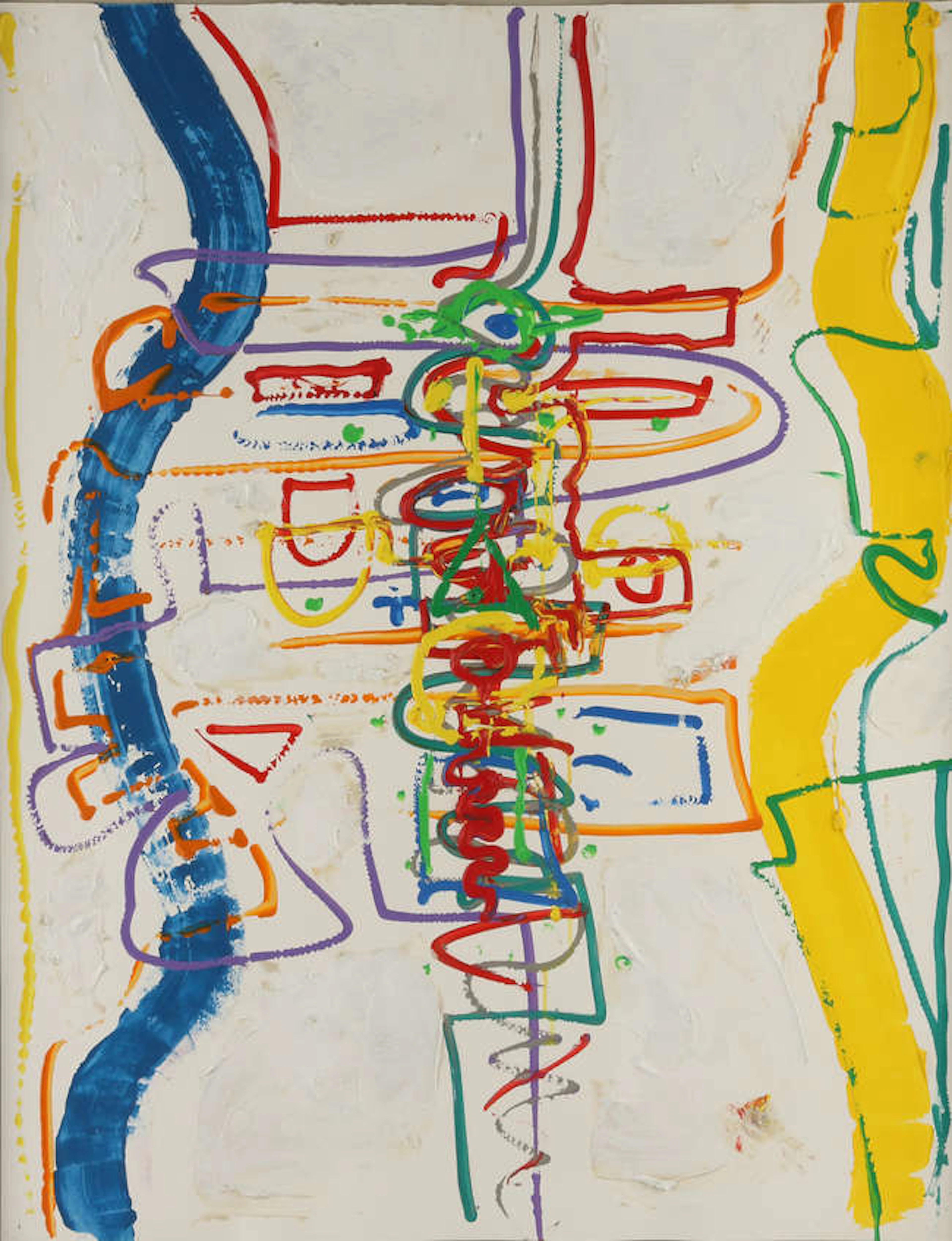 § John Plumb (British 1927-2008), an untitled abstract composition