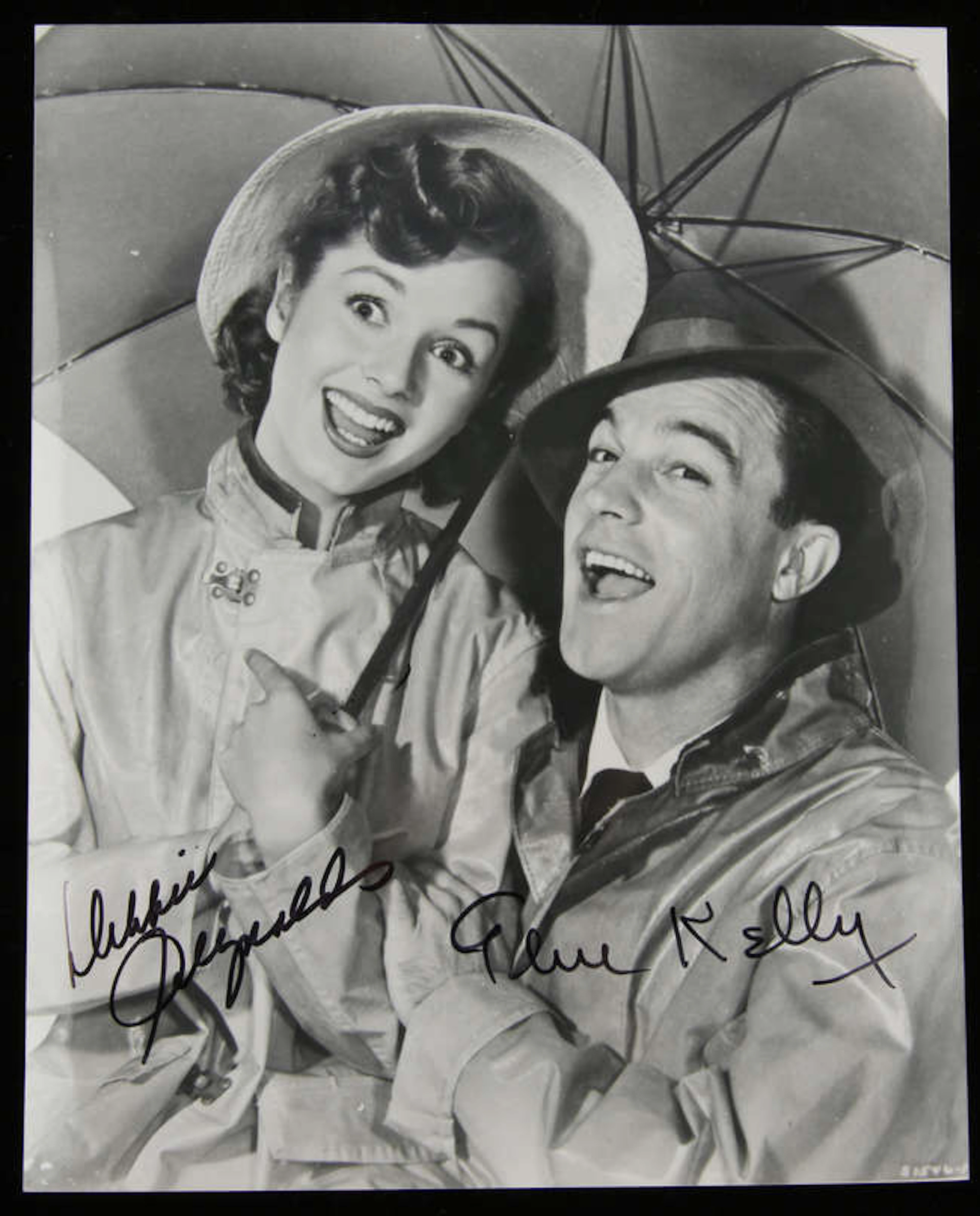 Gene Kelly (1912-1996) and Debbie Reynolds (1932-2016) Autographed