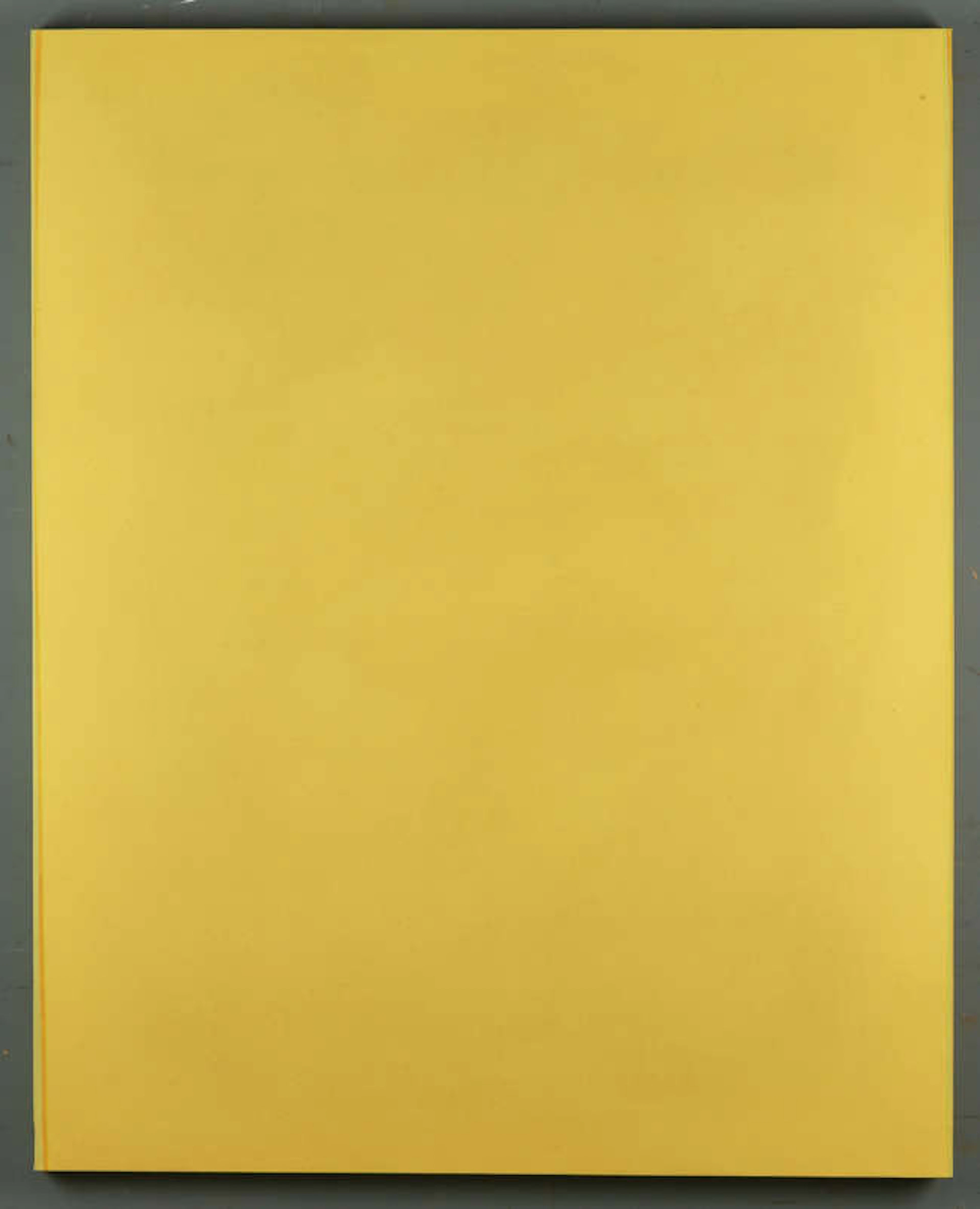 § John Plumb (British 1927-2008), 'Yellow 4', acrylic on canvas, signed