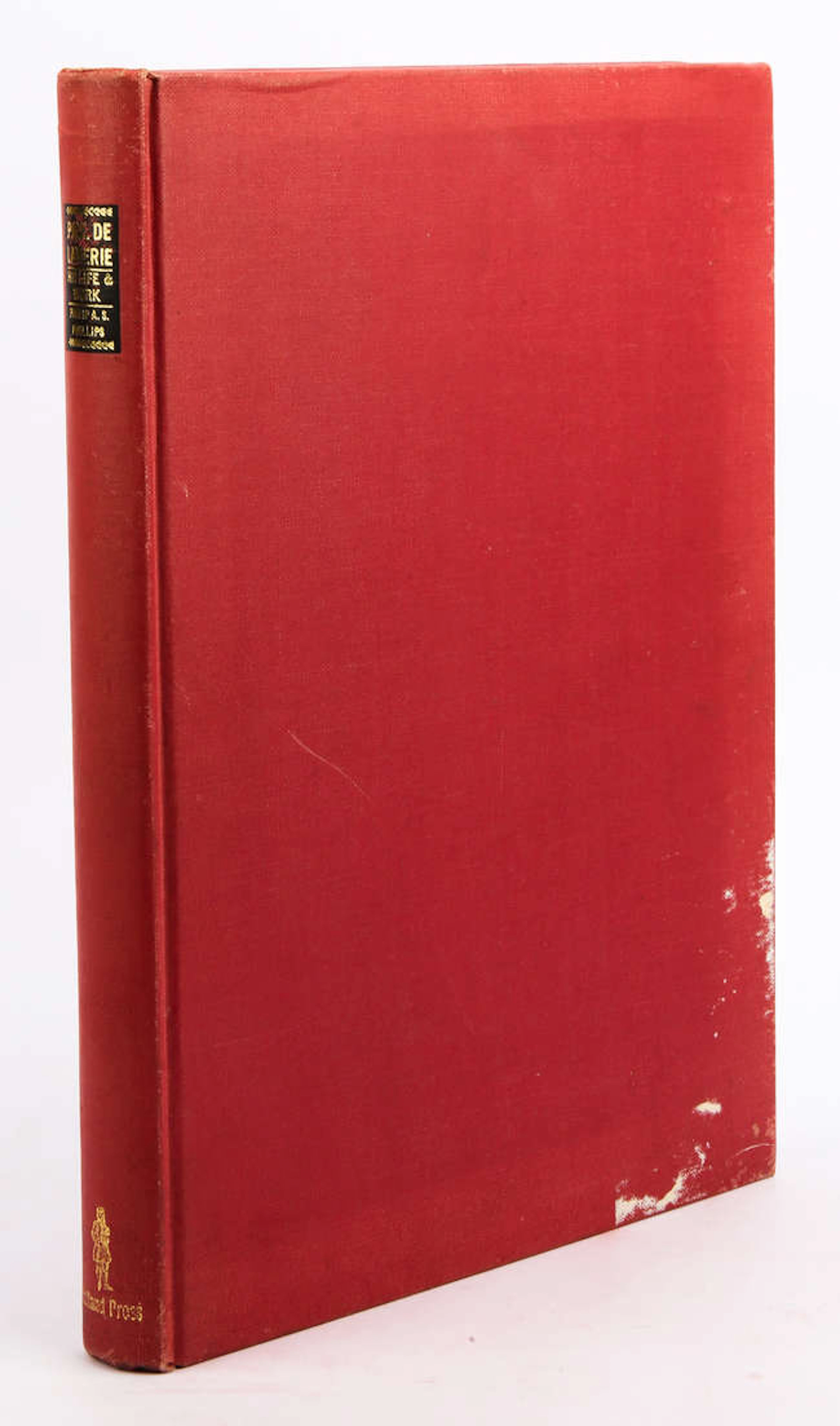 PHILLIPS, ( Philip A. S.). Paul de Lamerie, A Study of his Life and