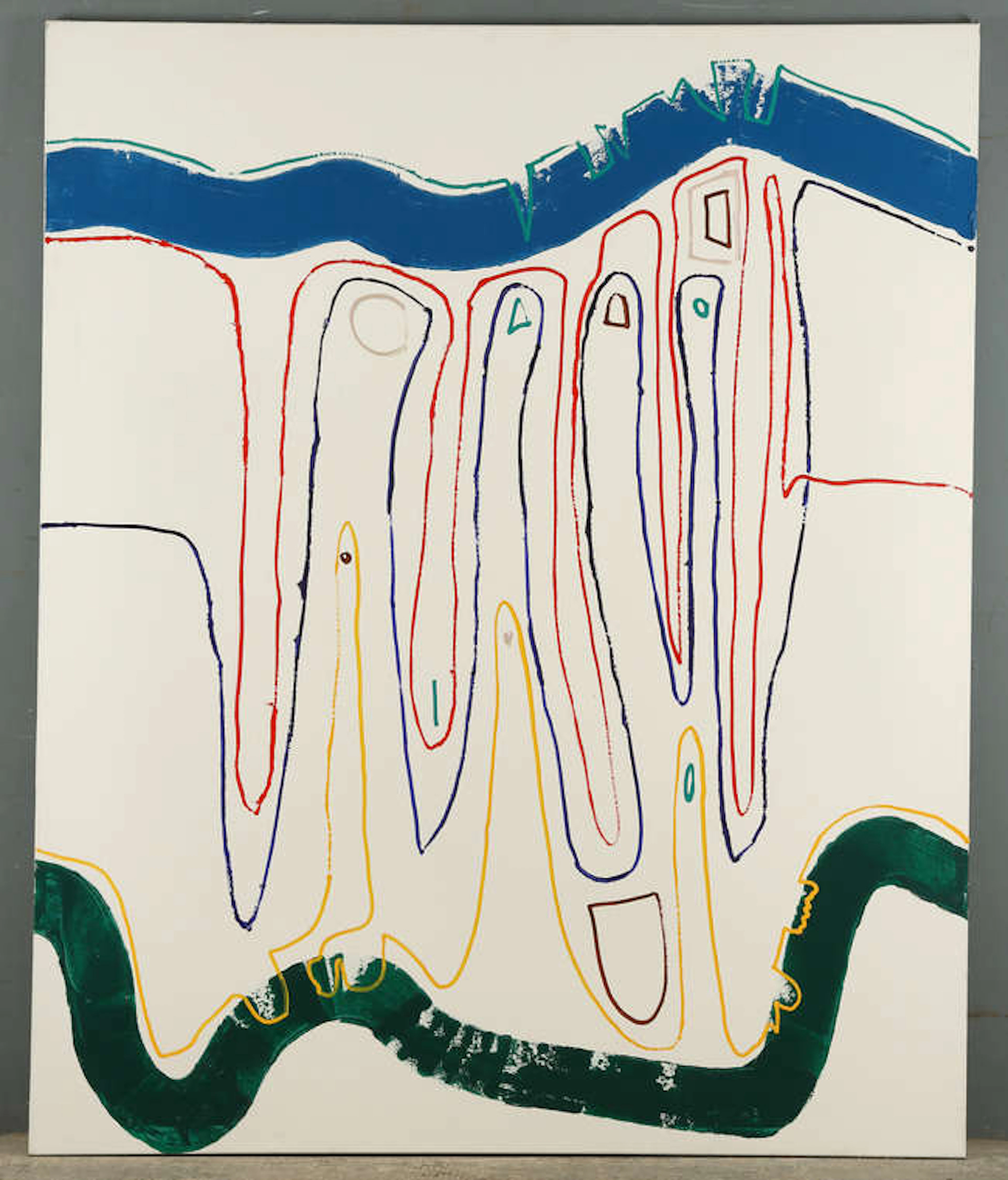 § John Plumb (British 1927-2008), an untitled abstract composition