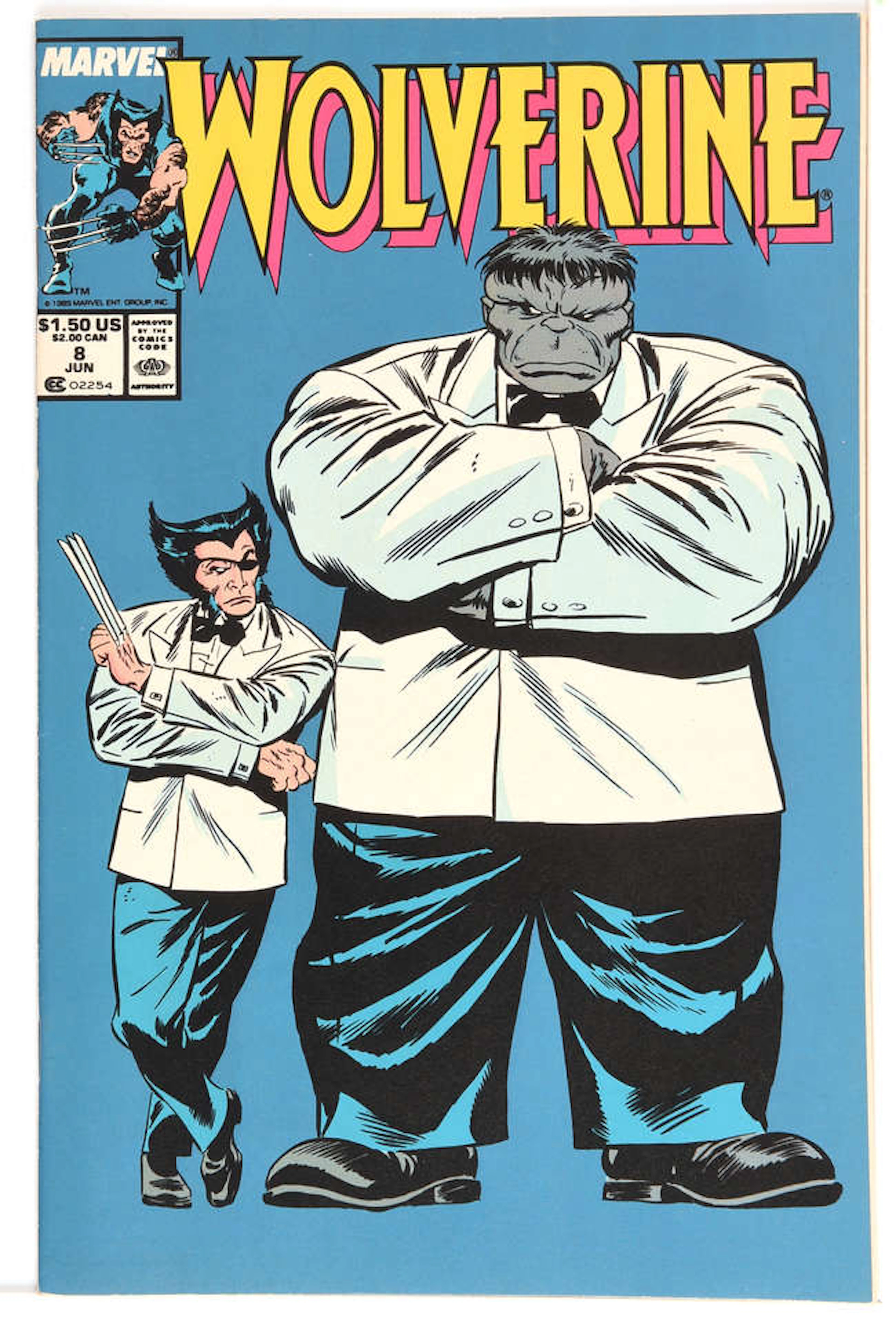 Classic cover art by John Buscema featuring Wolverine and...