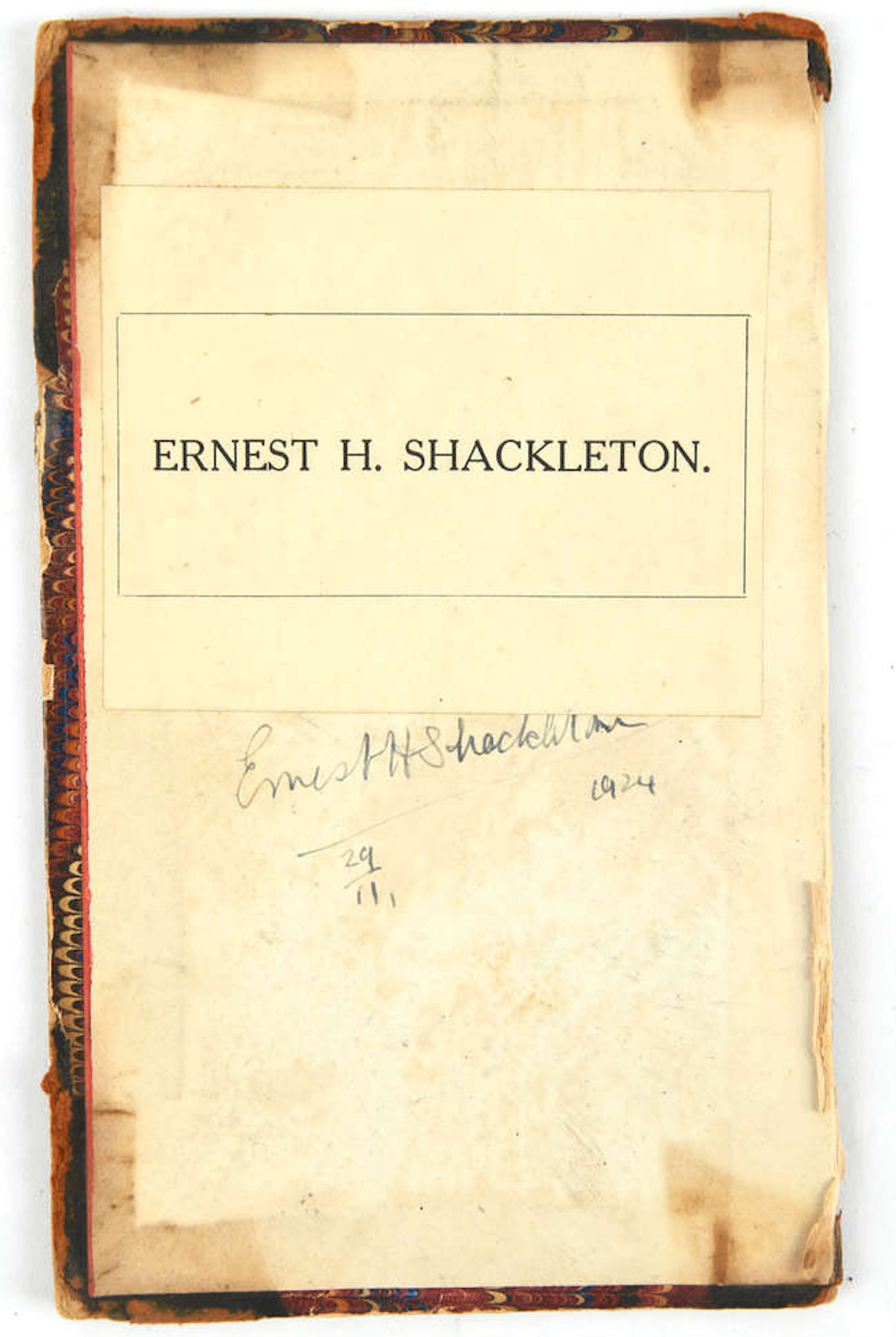 ERNEST SHACKLETON (1874-1922) INTEREST -