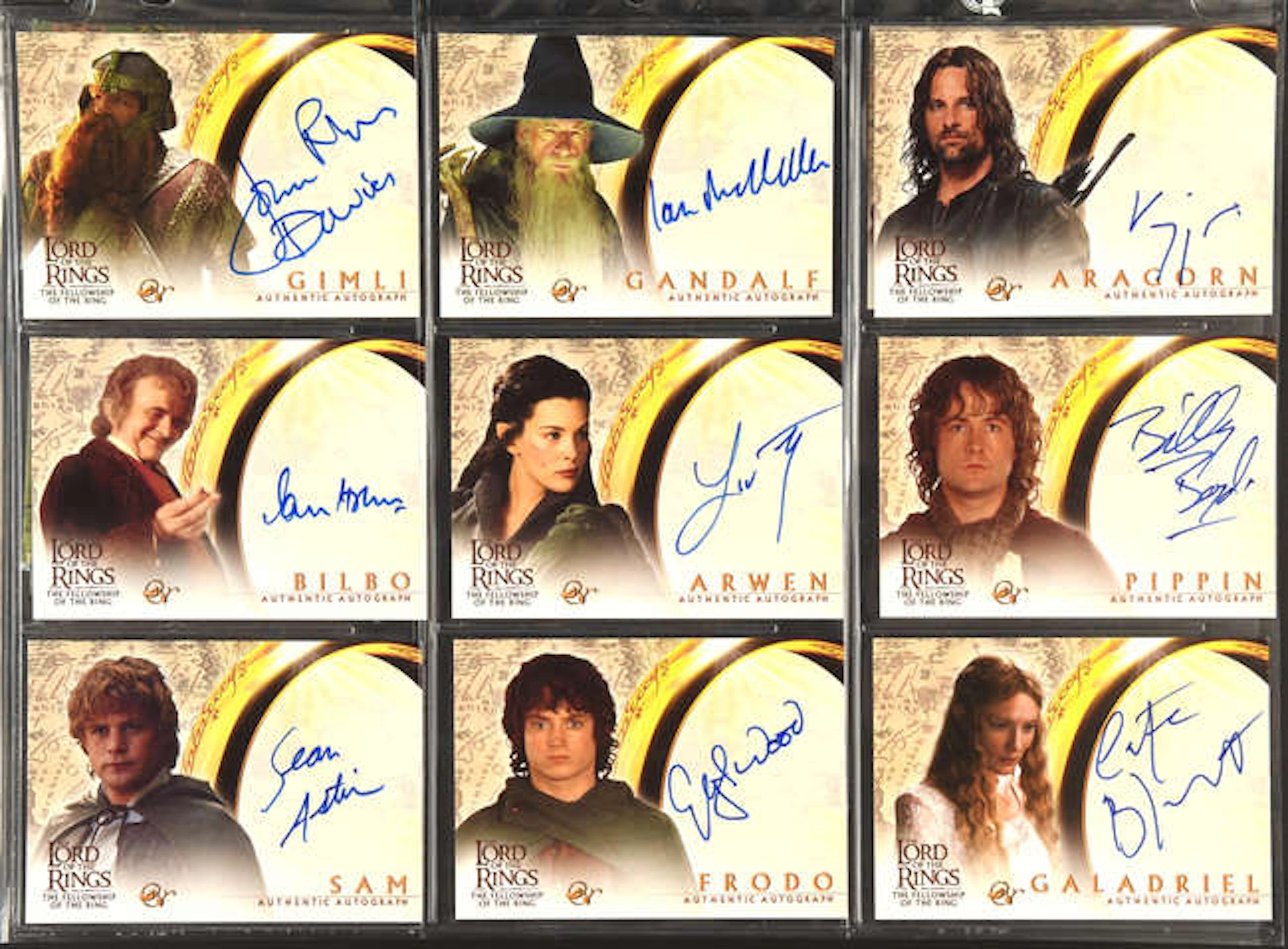 To include: 10 Autograph Cards (blue ink) Complete set of...