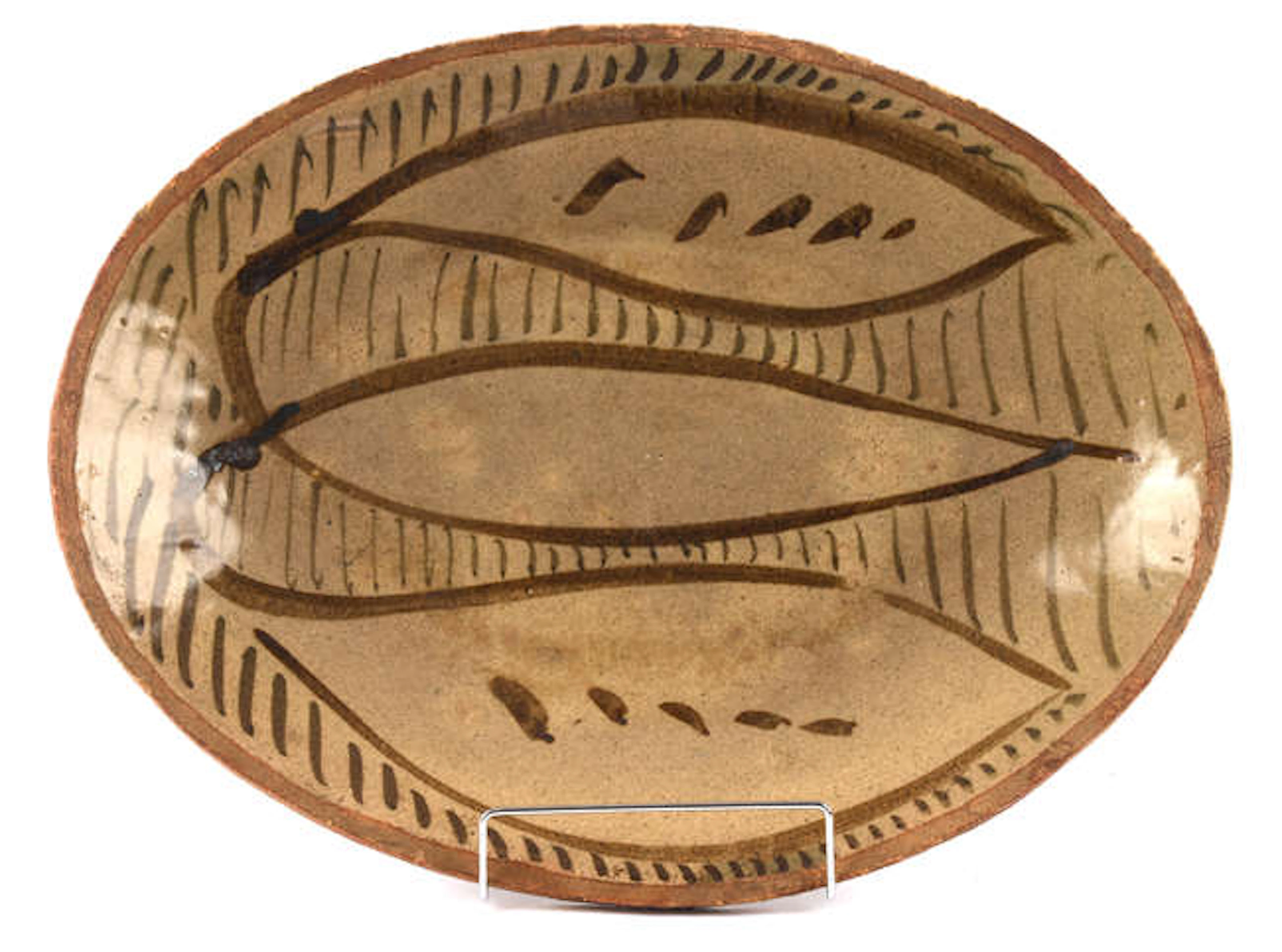 MICHAEL AMBROSE CARDEW CBE, (BRITISH, 1901-1983), an oval stoneware