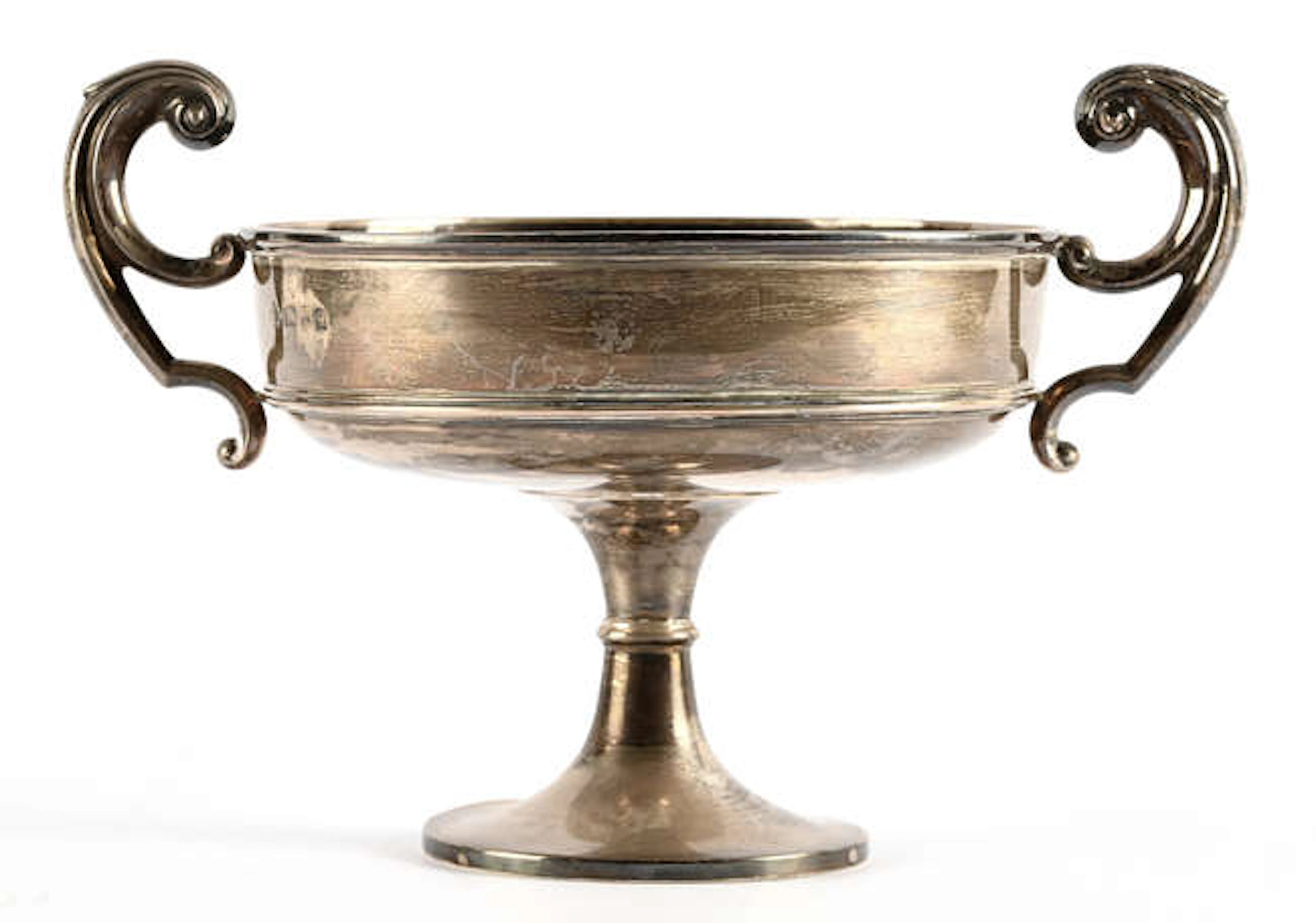 Pedestal bowl with two scroll handles, by Jay, Richard Attenborough