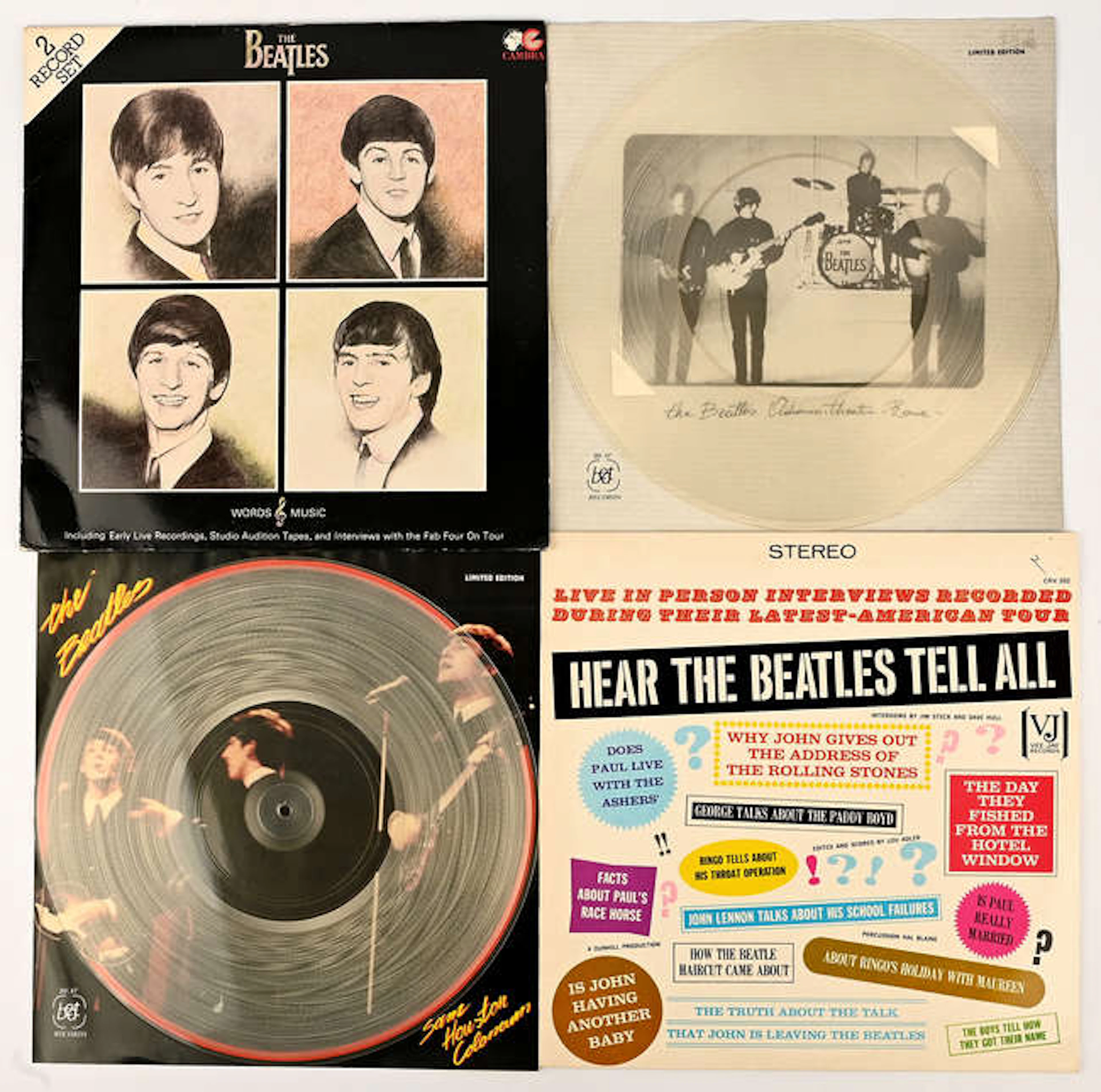 The Beatles vinyl records - to include, Ultra Rare Trax vol 1 - vol