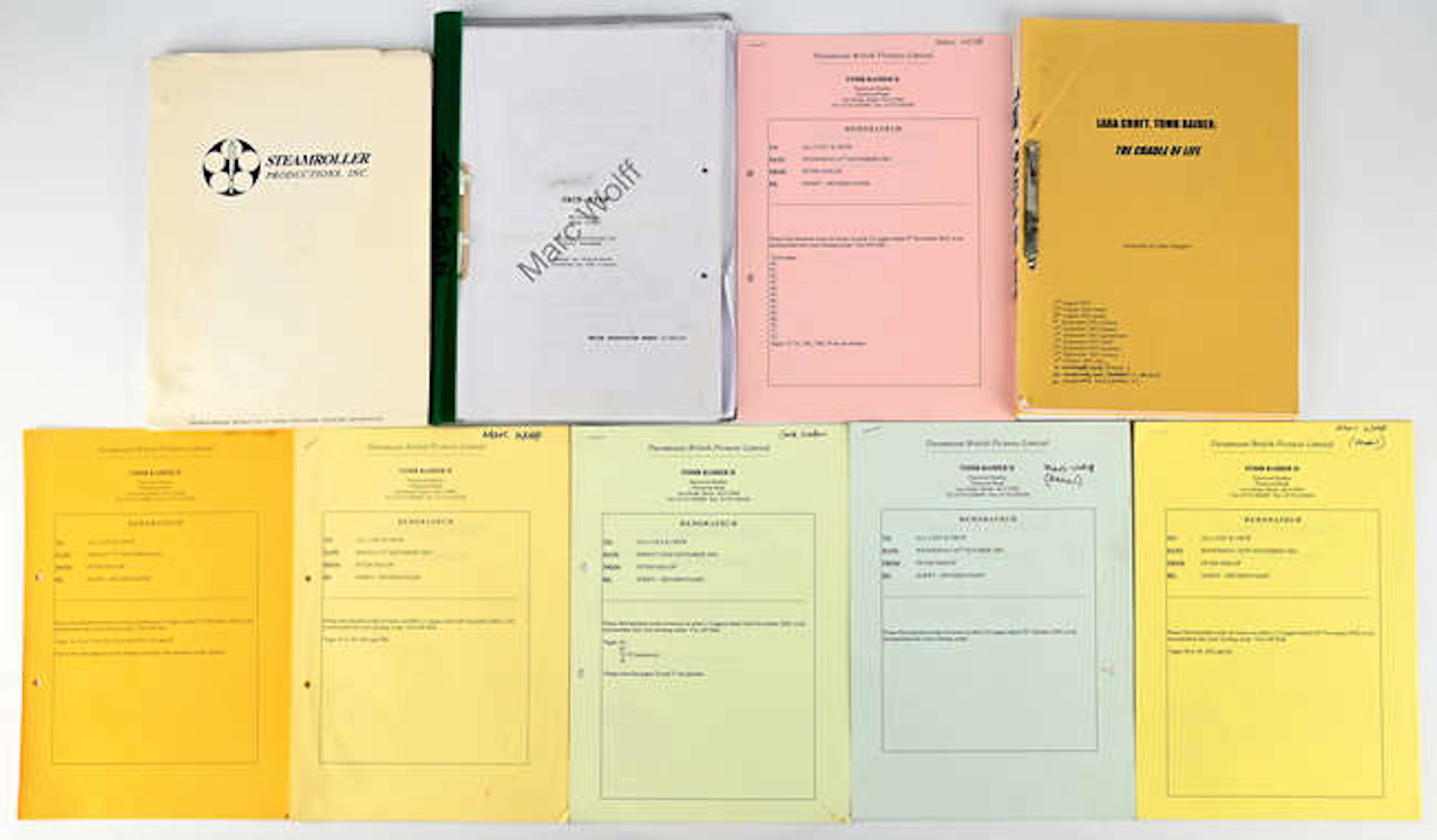 The Marc Wolff Collection: Three Original Production Scripts: Lara