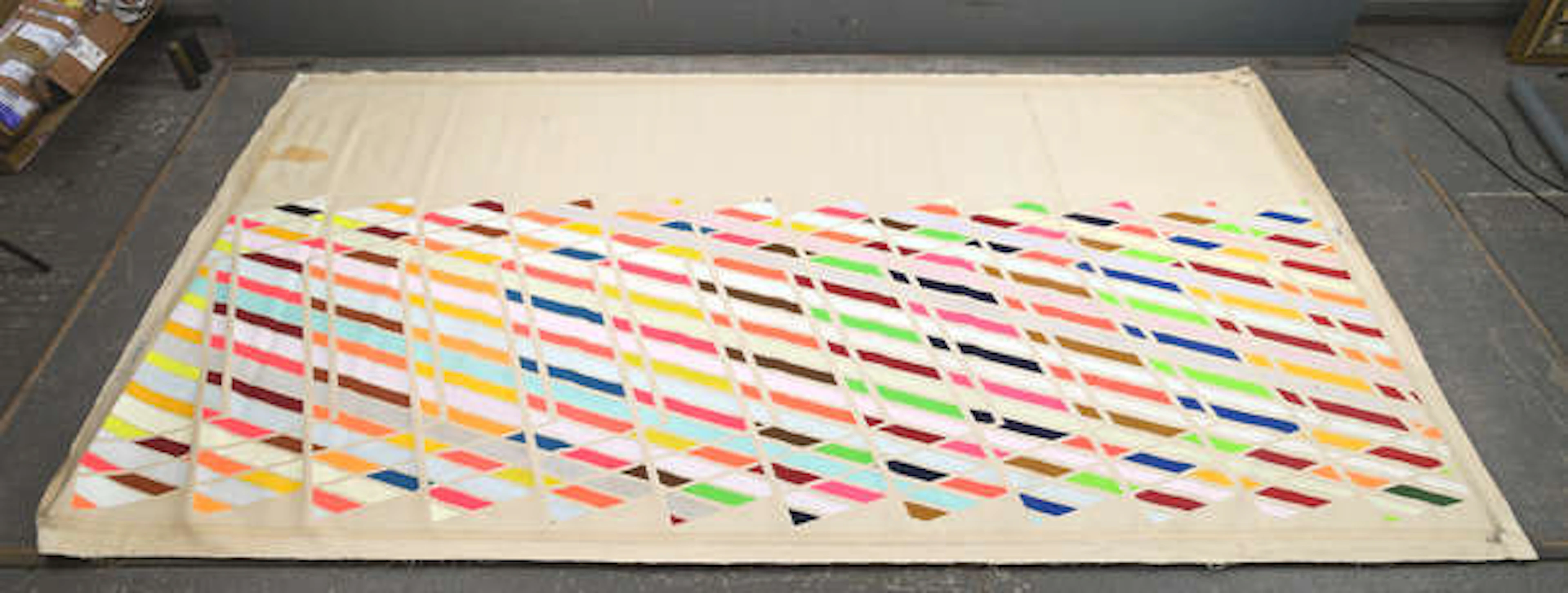 § John Plumb (British 1927-2008), an untitled colour step, acrylic