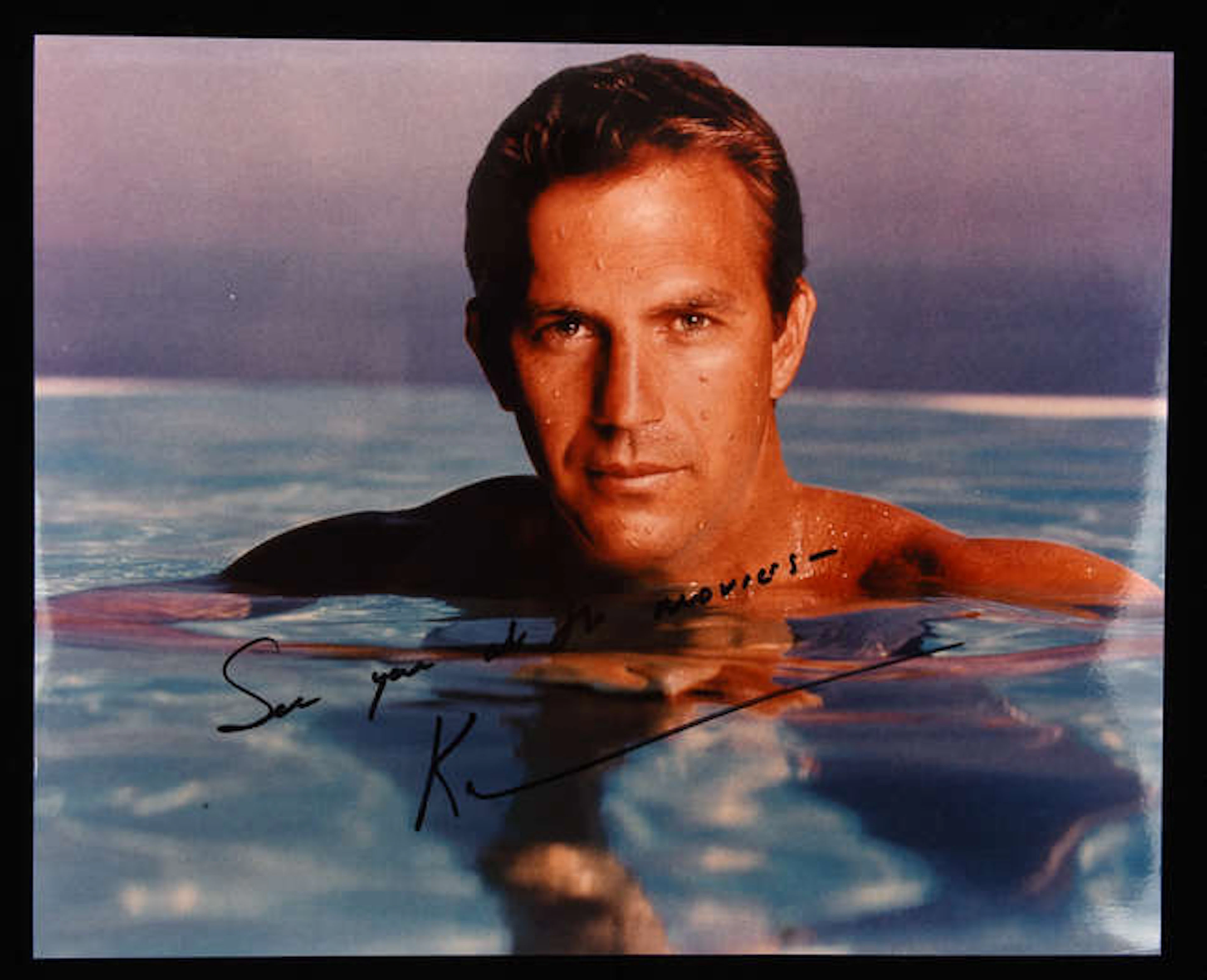 Kevin Costner (1955-) Autographed Photograph colour photograph, signed