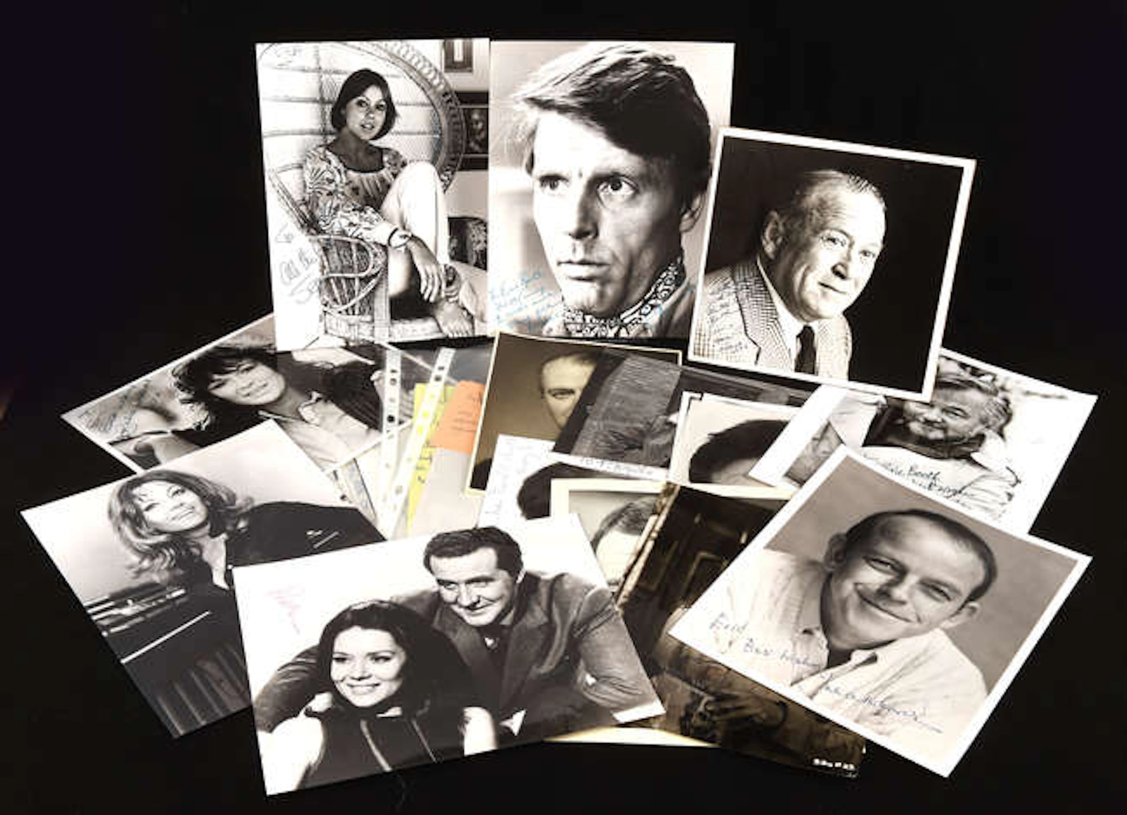 British Television Actors: 20+ Autographed photographs, a few dedicated