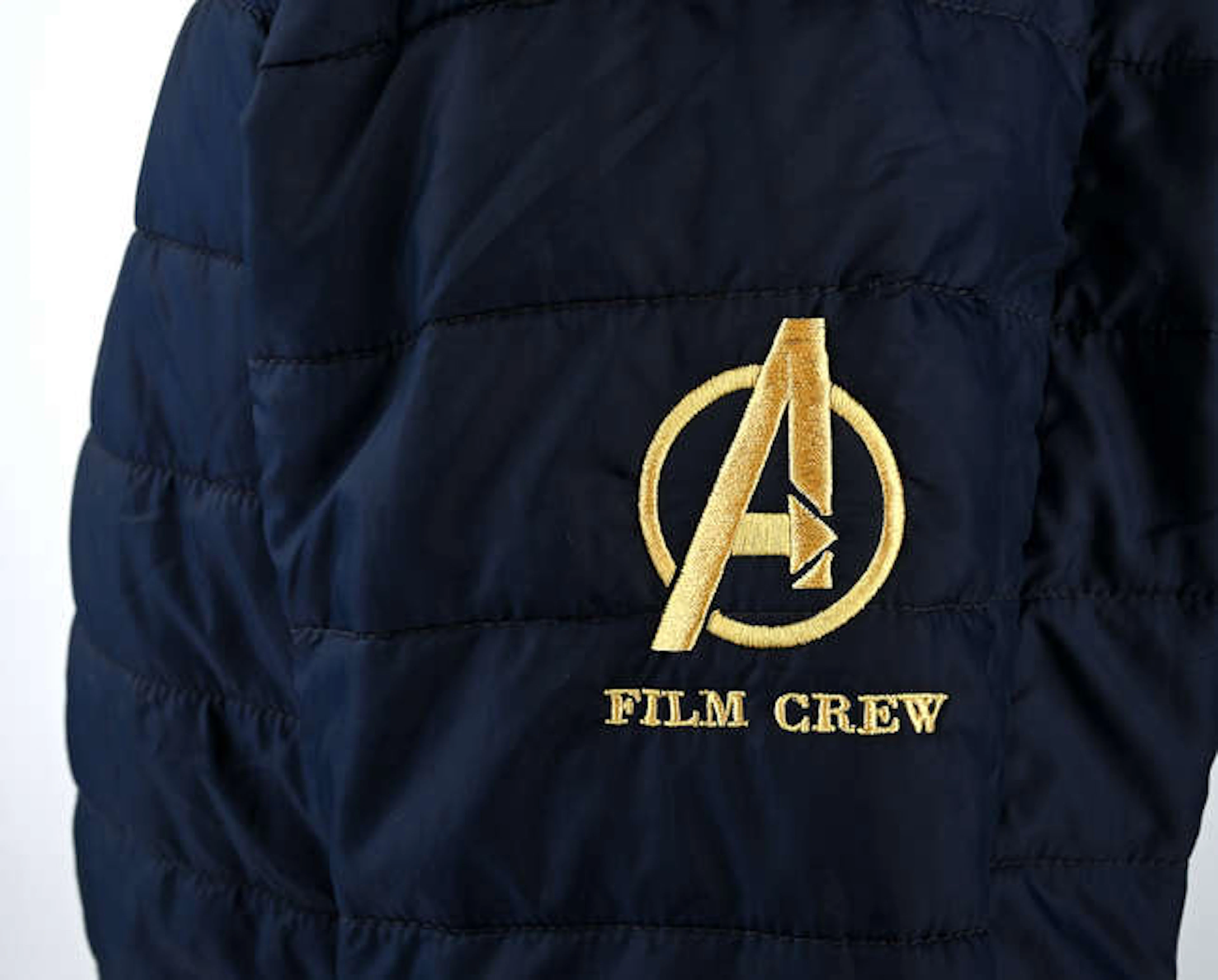 Marvel Studios: Infinity War (2018) Cast and Crew jacket and cap;