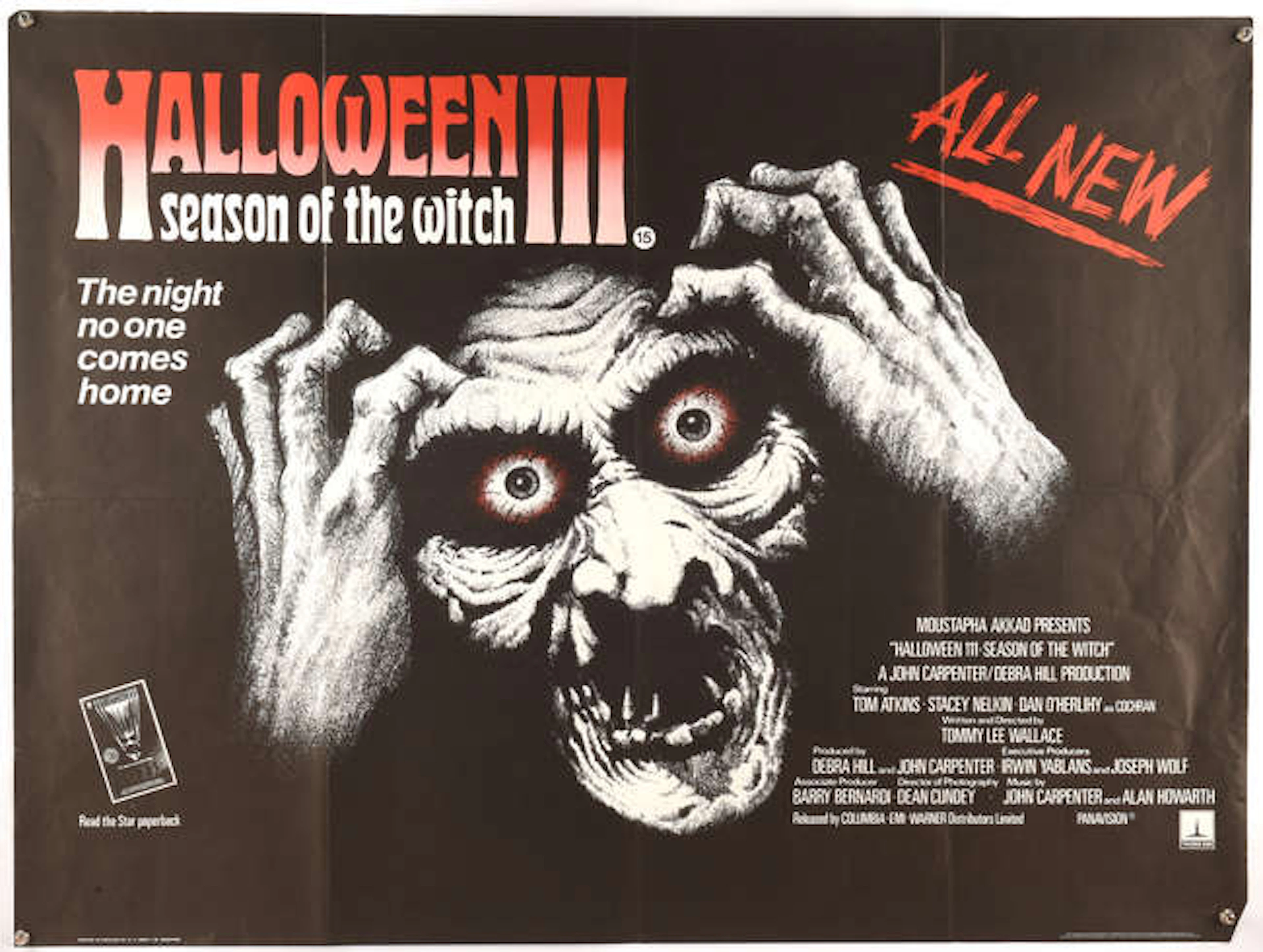 Halloween III (1982) (1983 1st release), British Quad Film Poster
