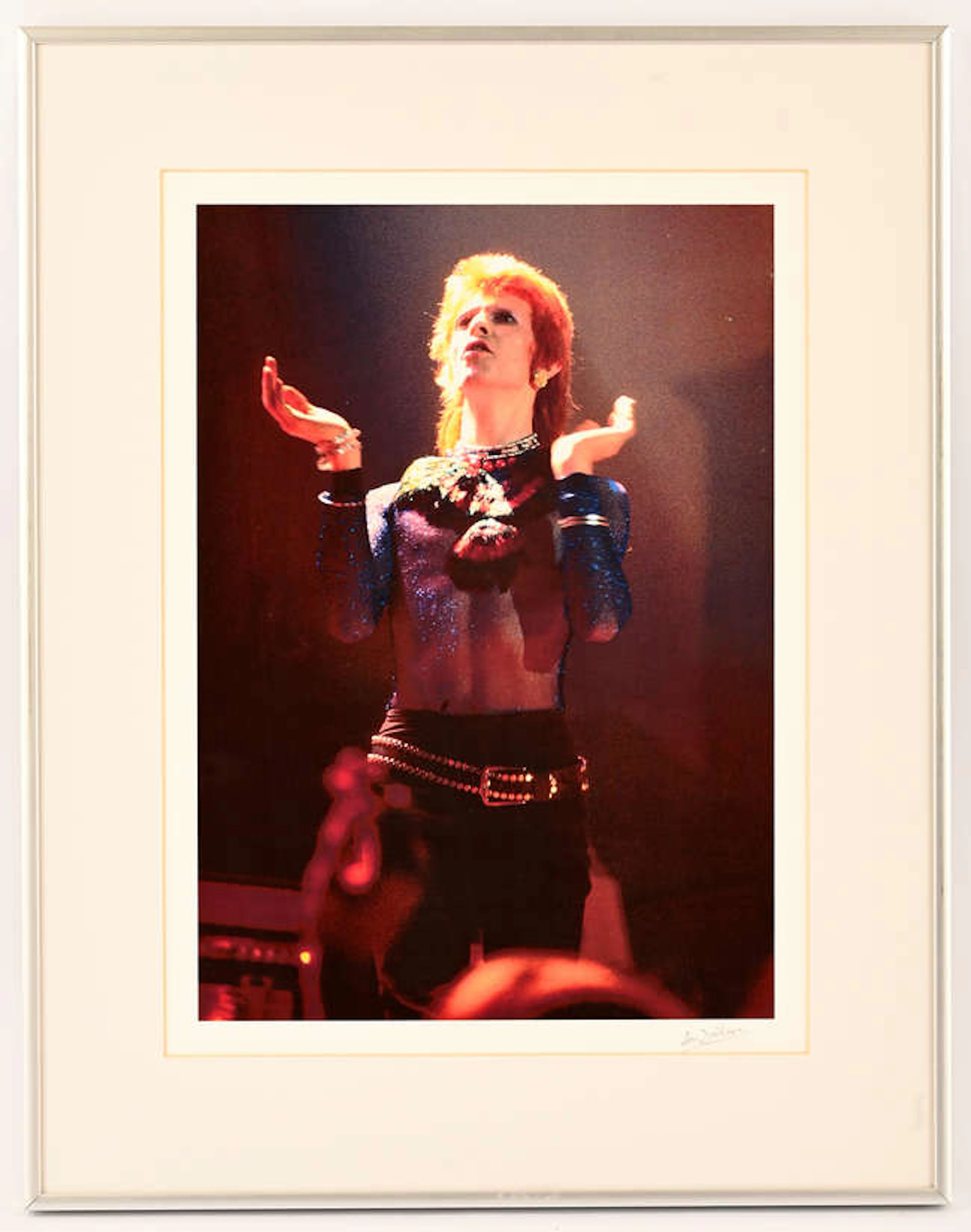 David Bowie - Original colour photo of Bowie as Ziggy Stardust, studio