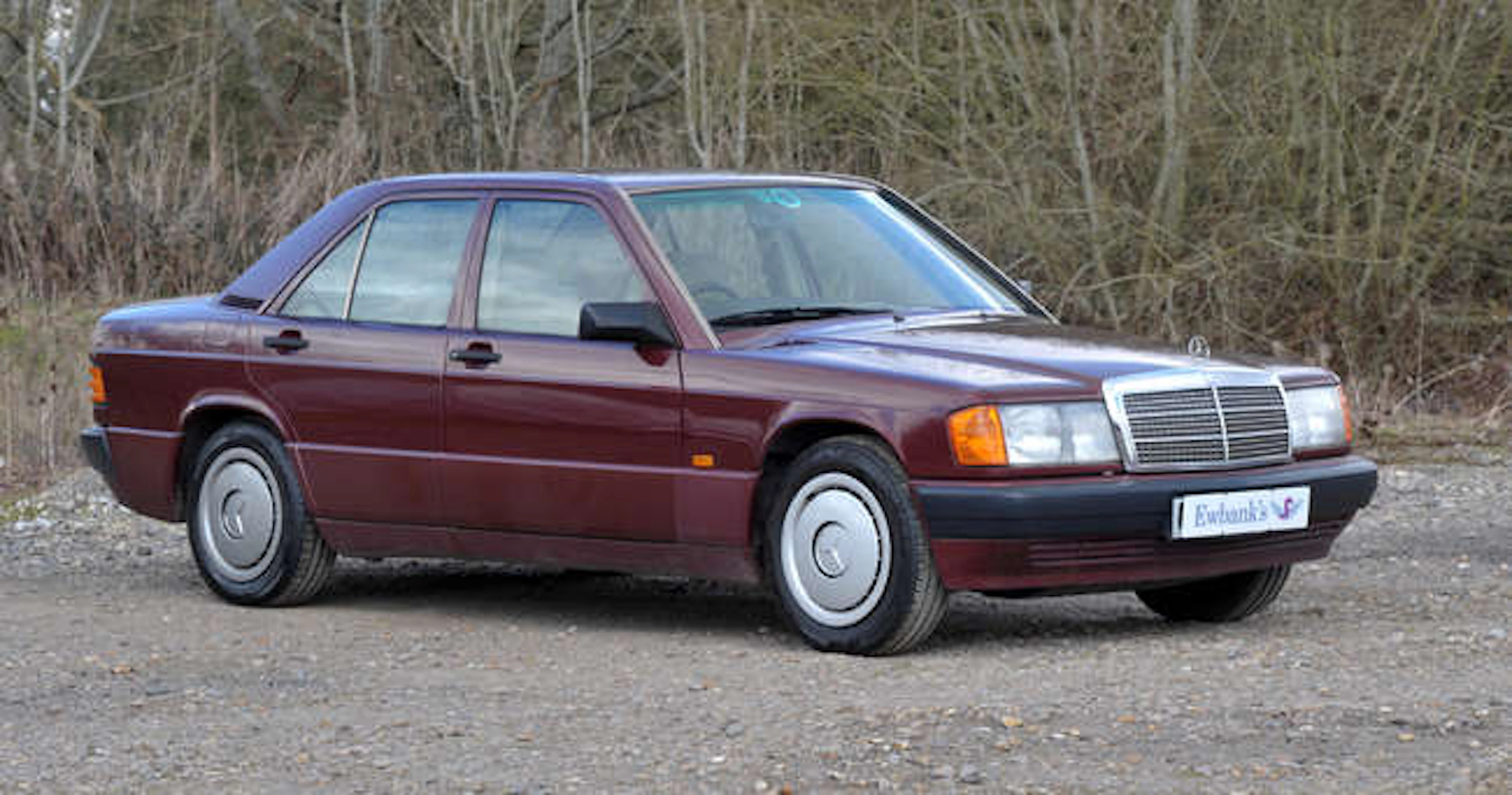 1990 Mercedes-Benz 190e 2.0 Petrol 5 Speed Manual Saloon. Registration