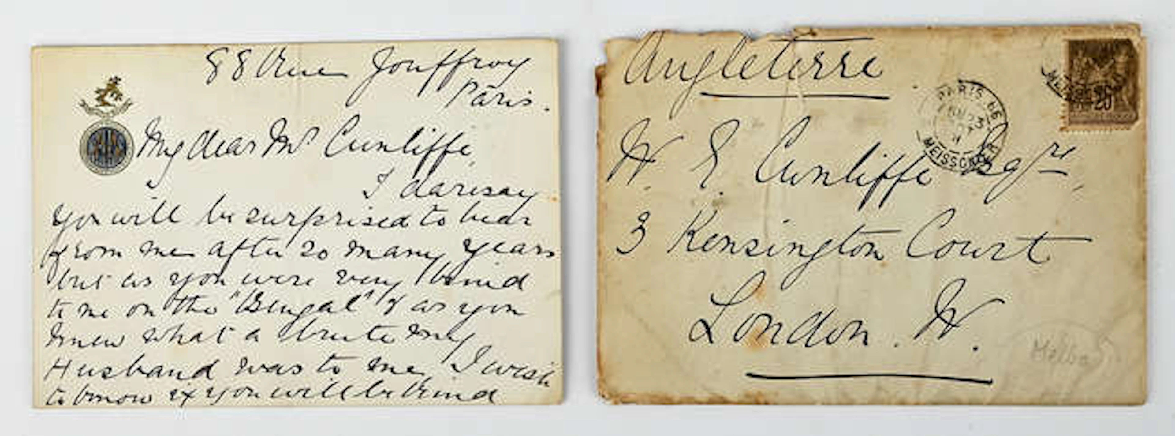 Nellie Melba (1861-1931) A Pair of Autograph Letters Signed by the