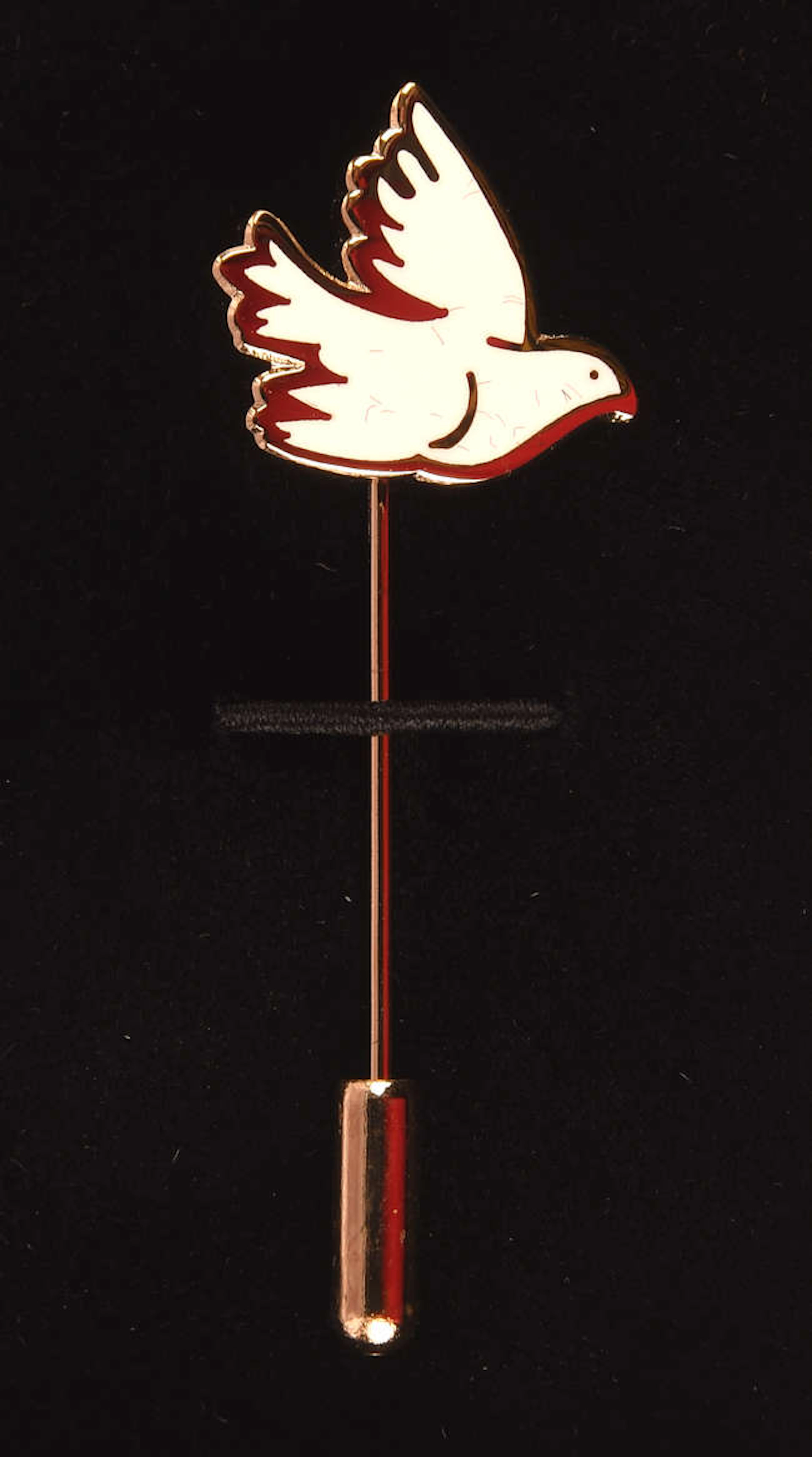 James Bond: For Your Eyes Only (1981) - Dove Stick Pin in White Enamel