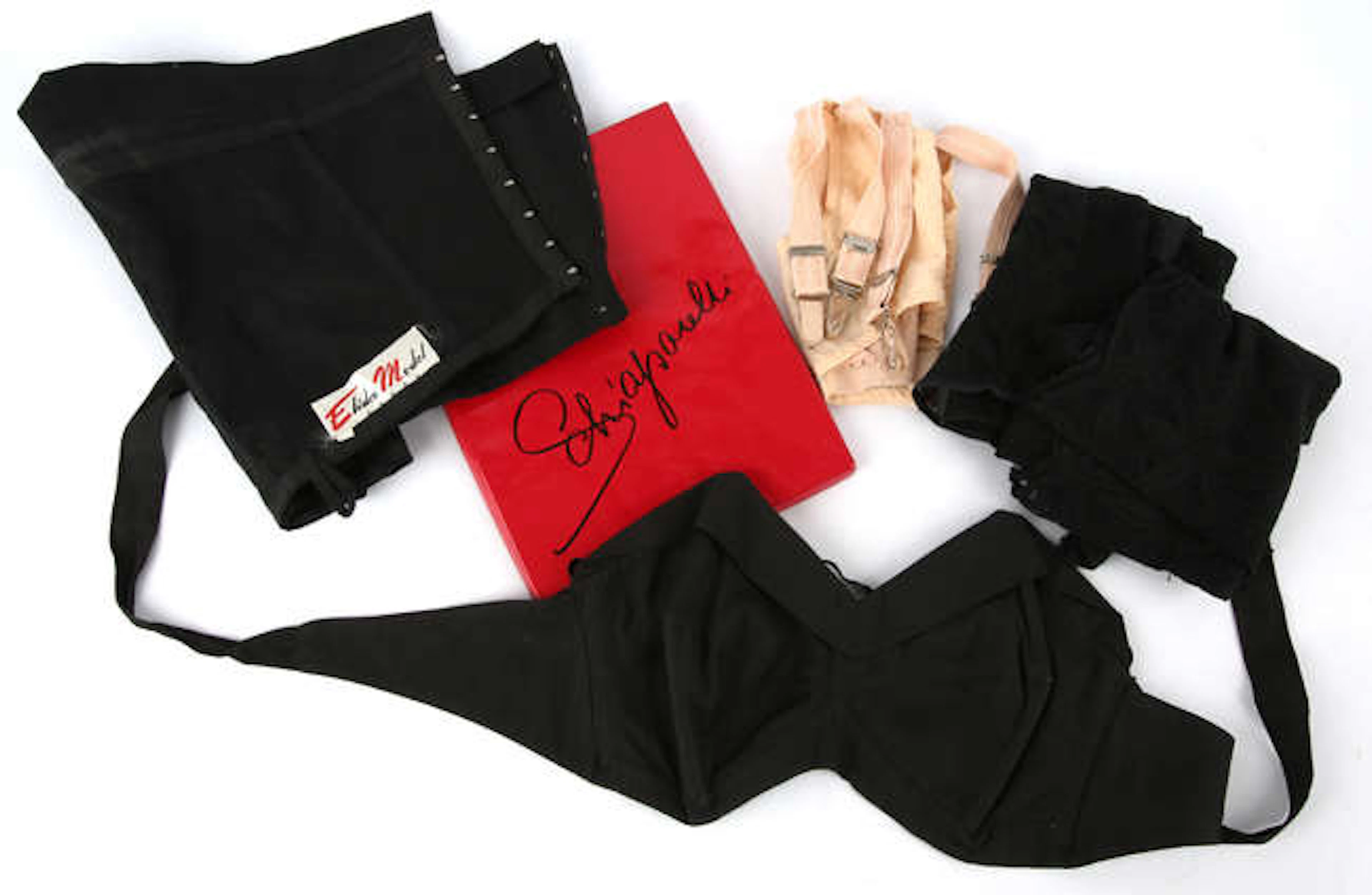 A collection of lingerie to include SCHIAPARELLI c.1950s60s, a boxed