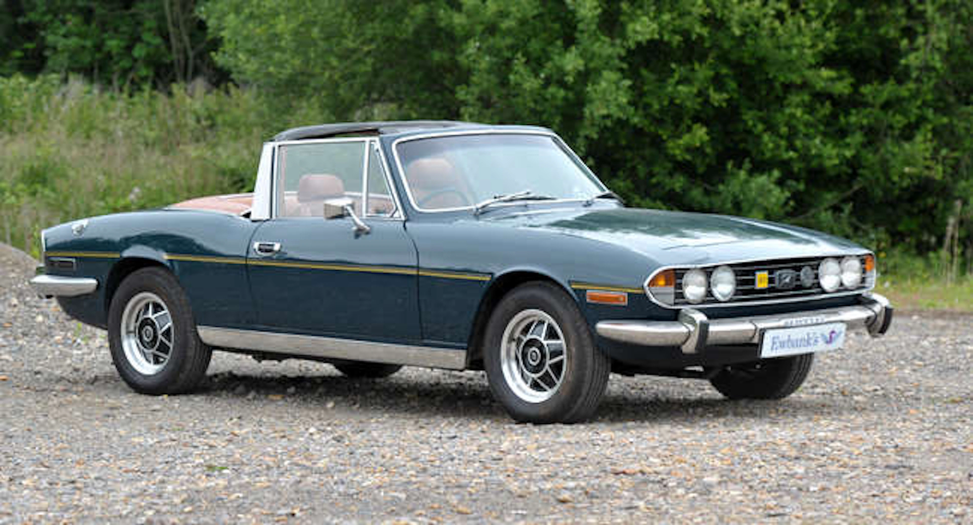1974 Triumph Stag Convertible Automatic. Registration number: CBY