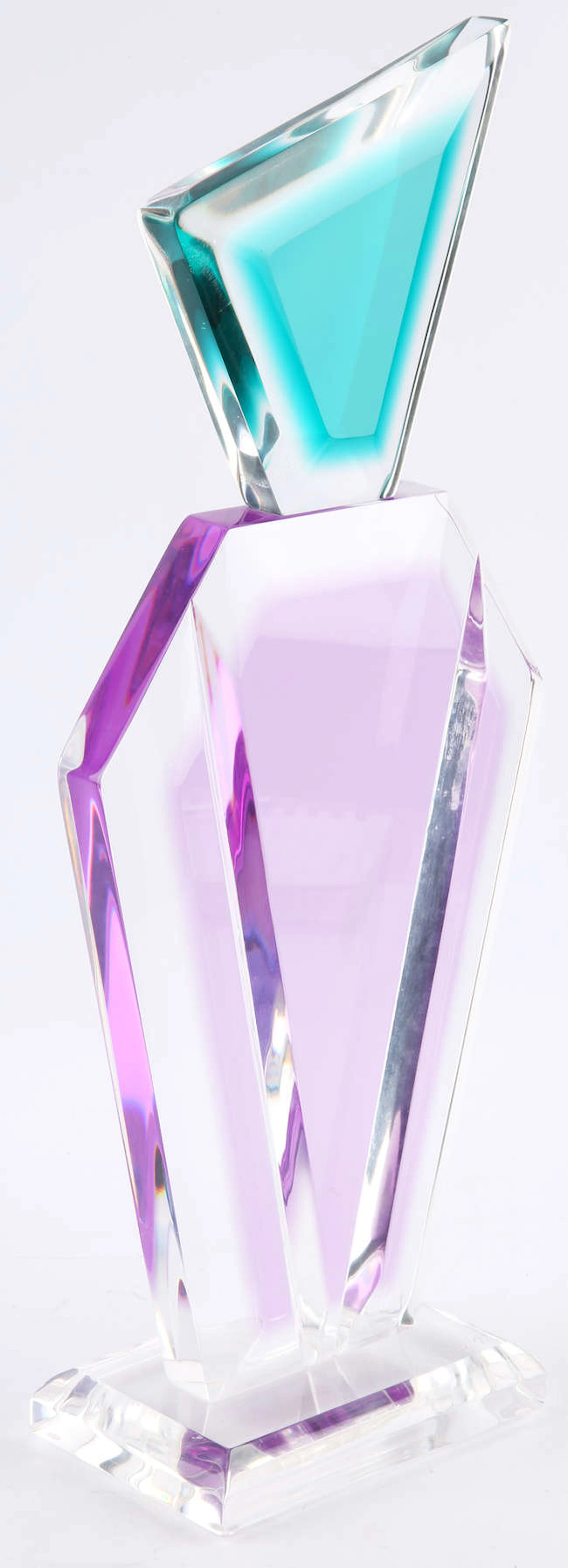 DAVID MUNIZ (American Circa 1997), an acrylic lucite sculpture in
