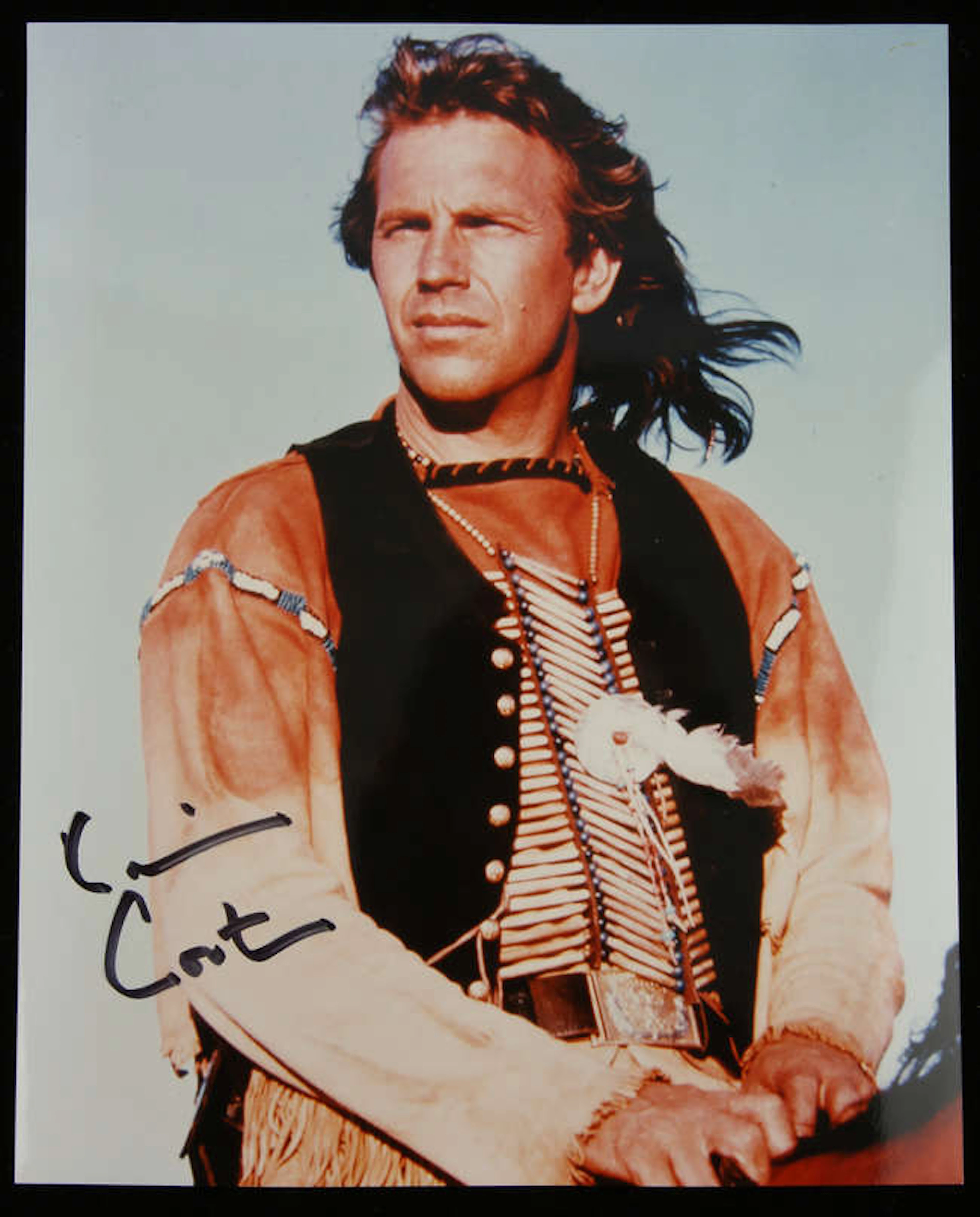 Dances with Wolves (1990) Kevin Costner Autographed Photograph colour