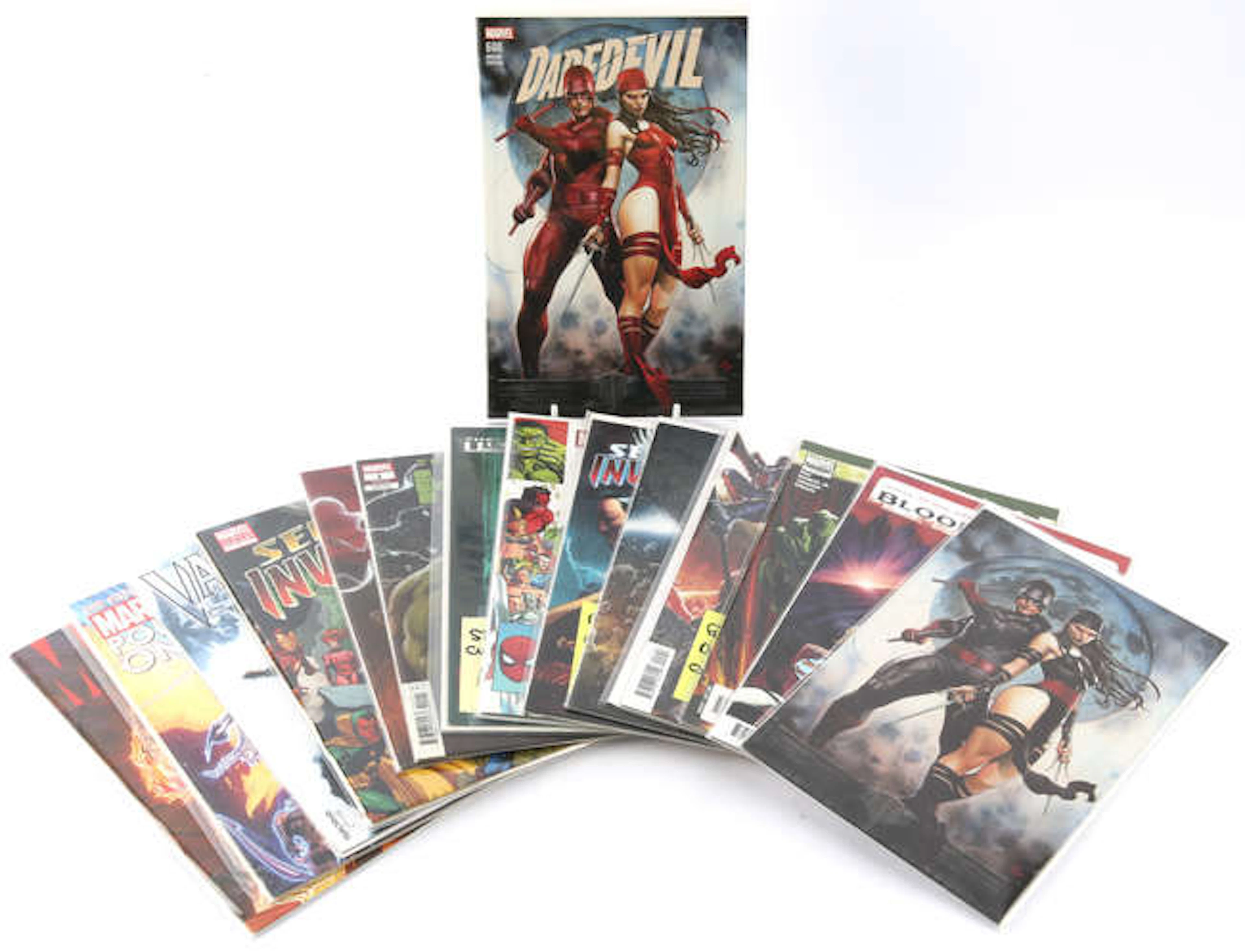 A box of 105 American comic issues from Marvel Comics