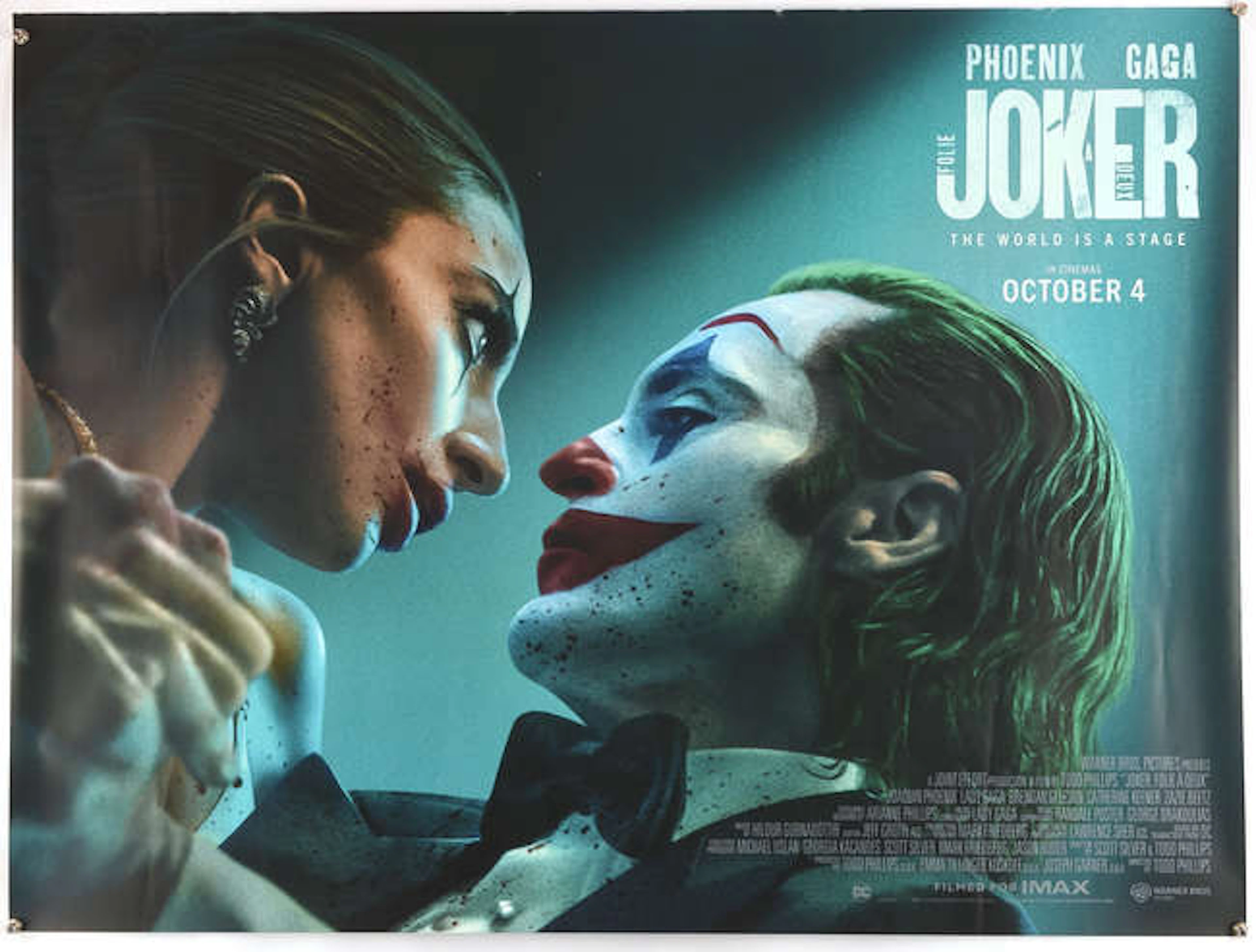 Joker: Folie a Deux (2024) British Quad film poster, double sided