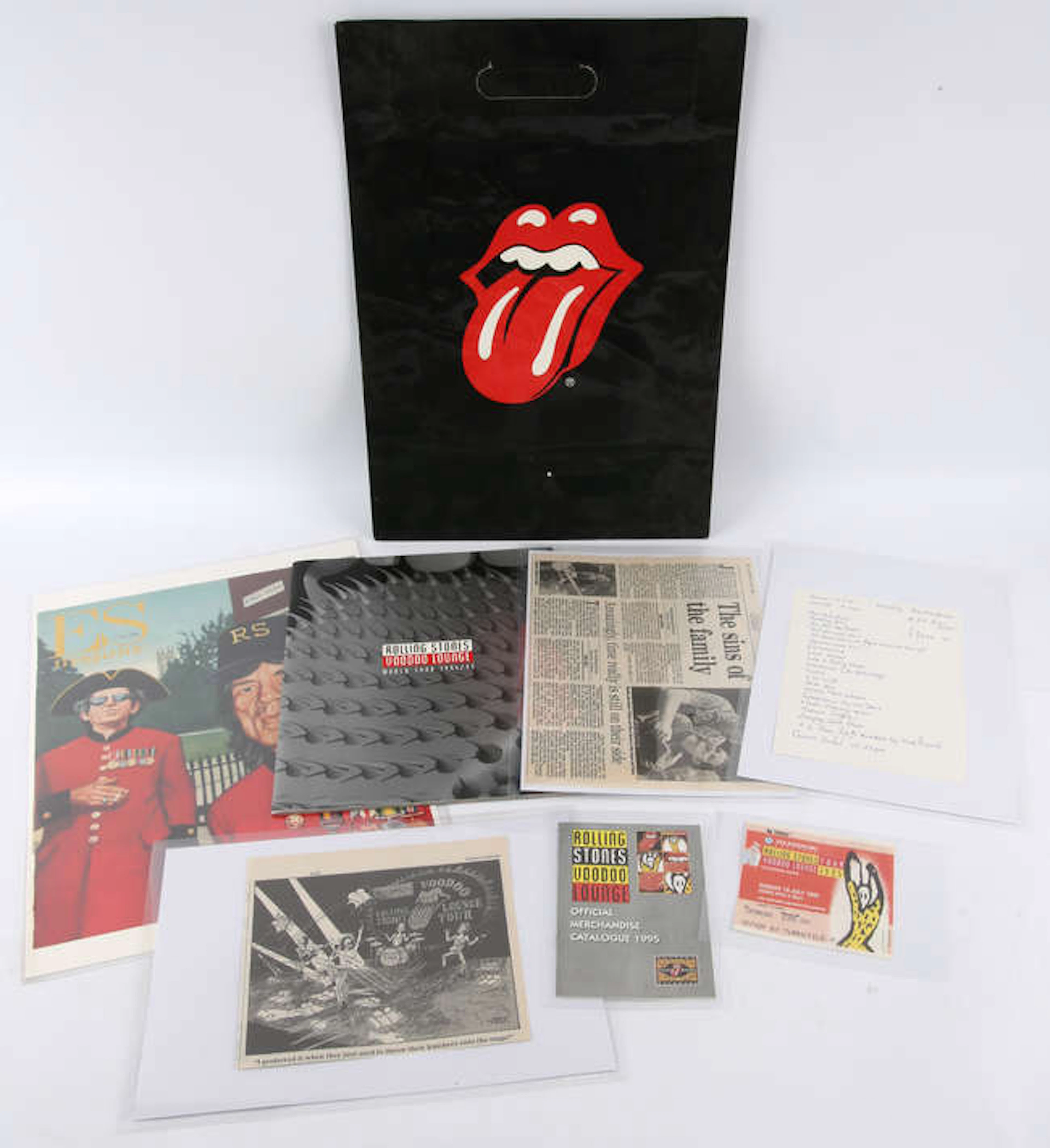 The Rolling Stones - Voodoo Lounge Tour, 1994-5. Concert programme