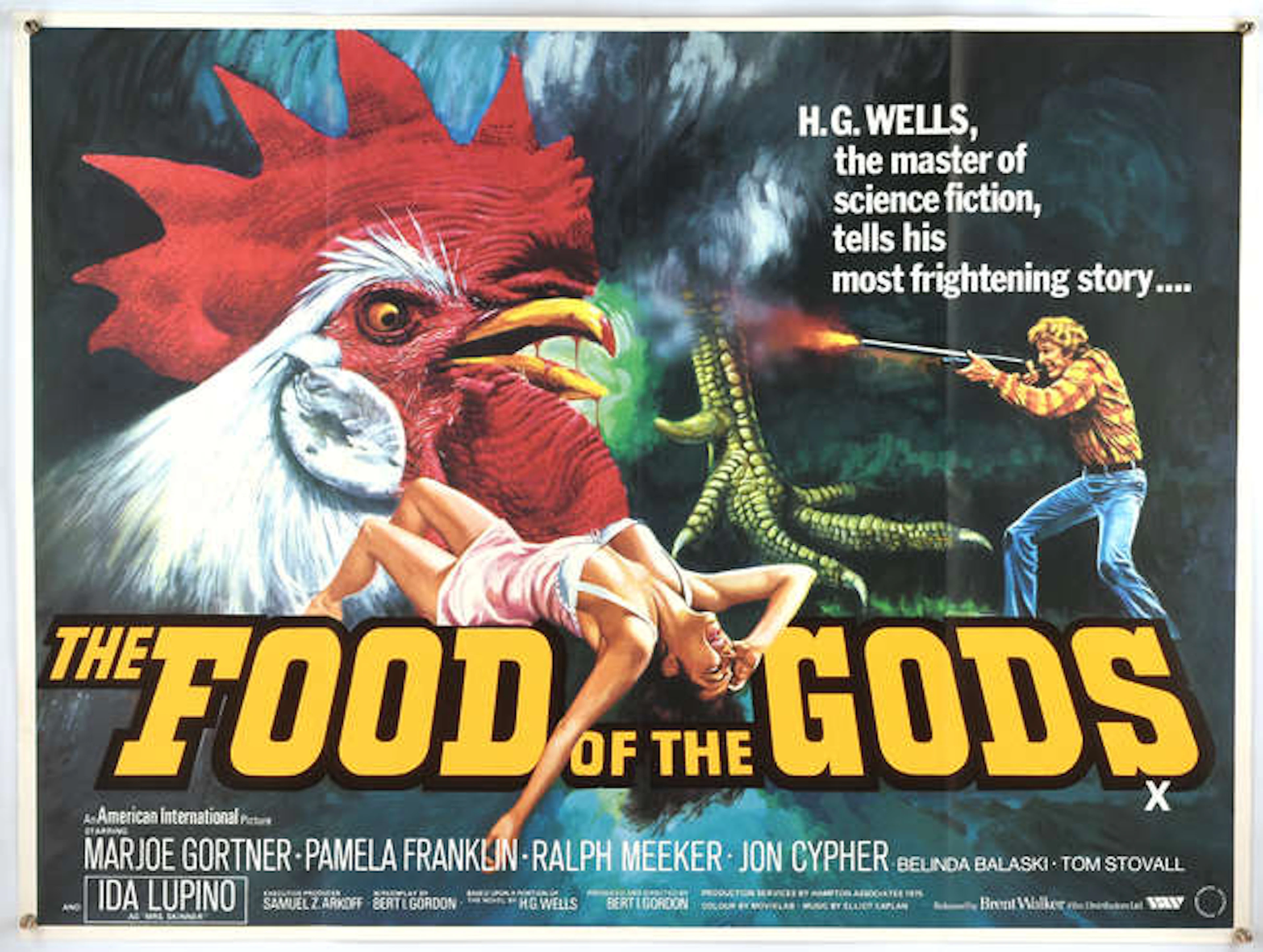 The Food of the Gods (1976), British Quad Film Poster for the sci-fi