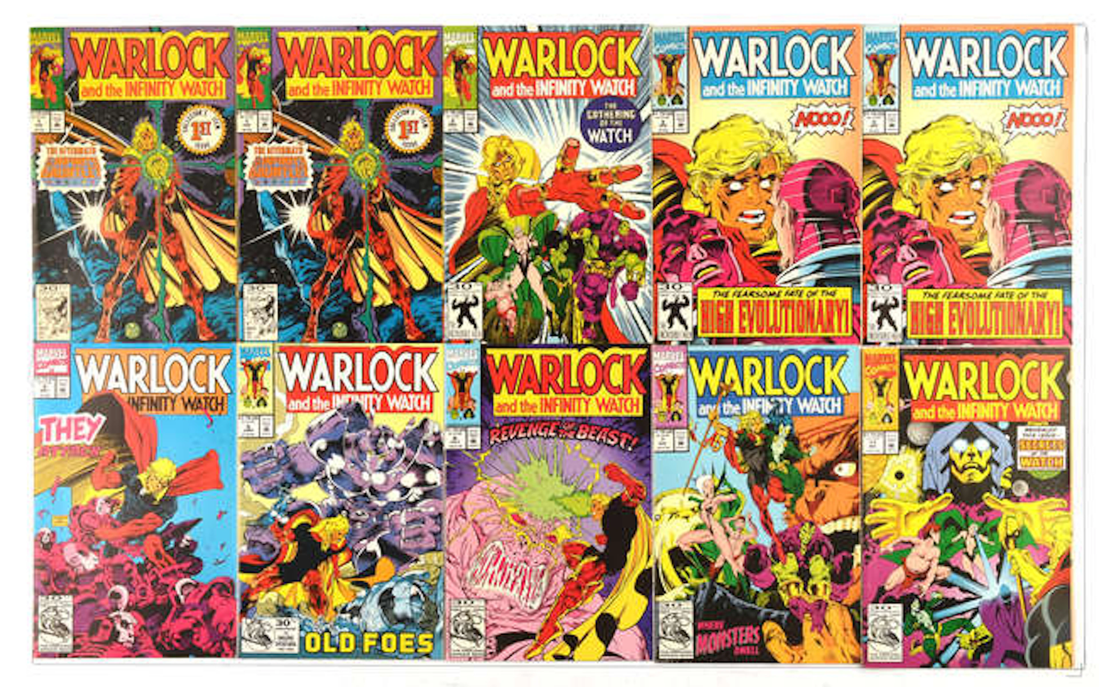 A collection of 57 American comic issues from a number of publishers