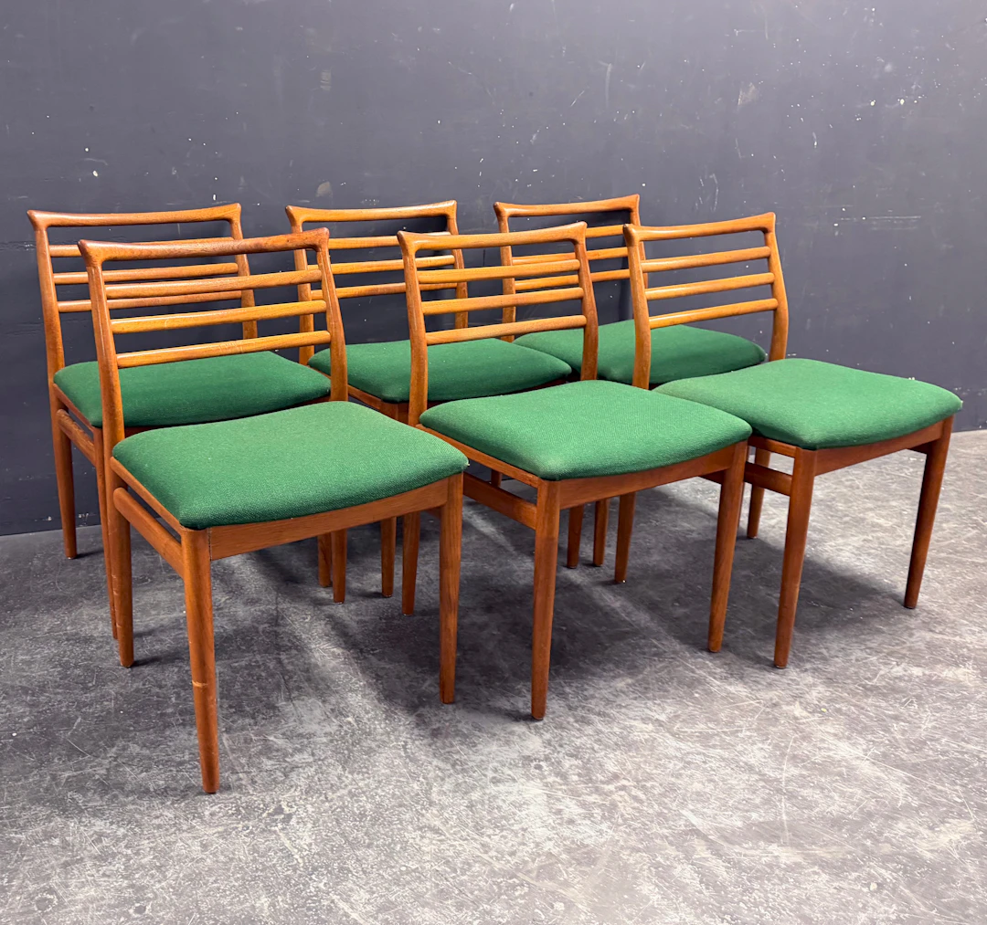 ERLING TORVITS. 6 Stühle Sorø Møbelfabrik.