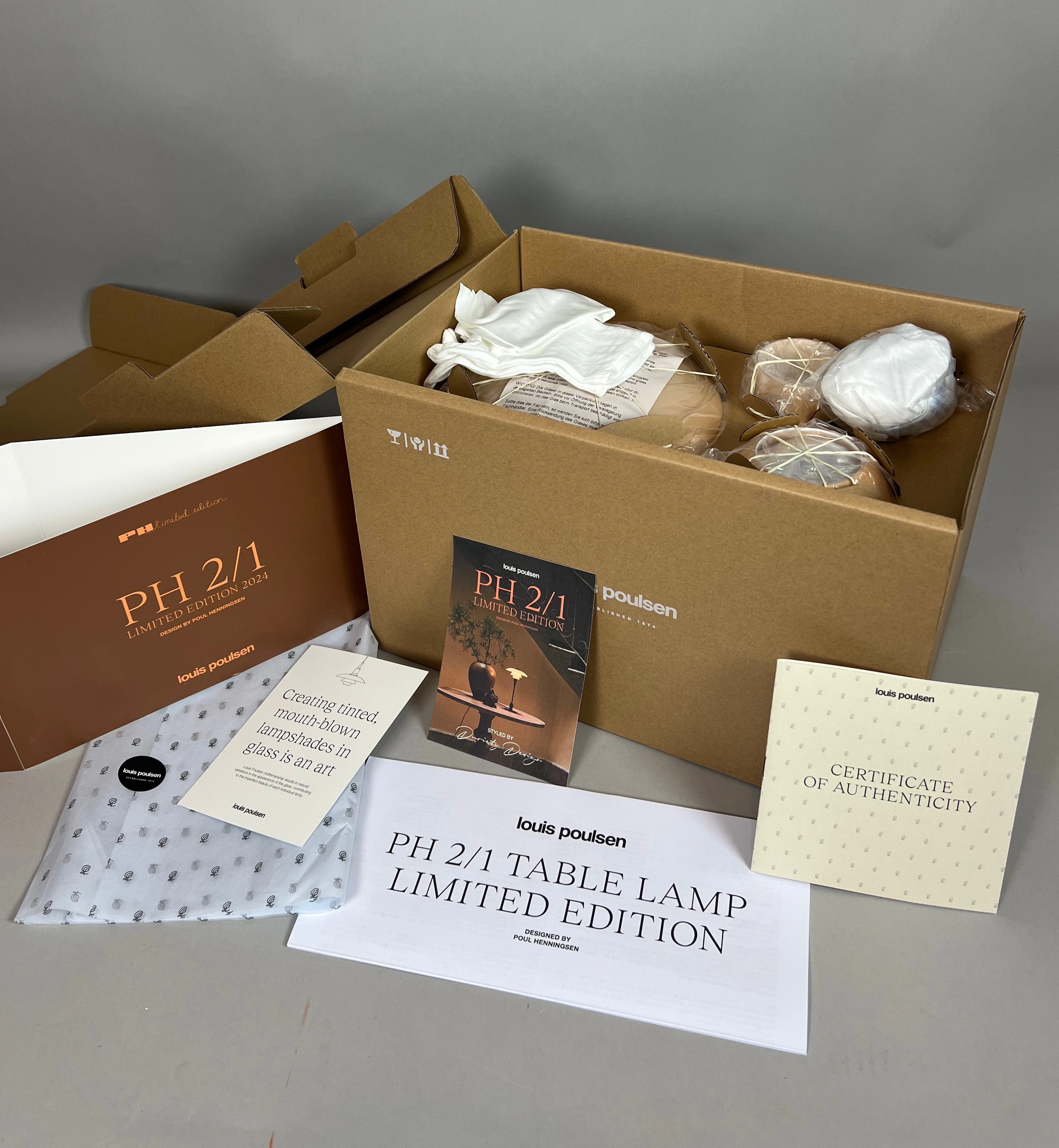 POUL HENNINGSEN. 1x PH 2/1 LIMITED EDITION.