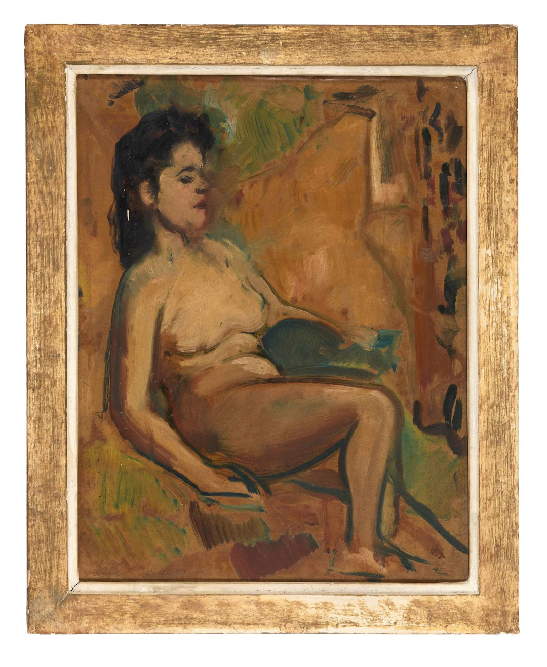 SINEZOUBOV, Nicolas (1891–1956) Nude, 1939 Oil on paper mounted on