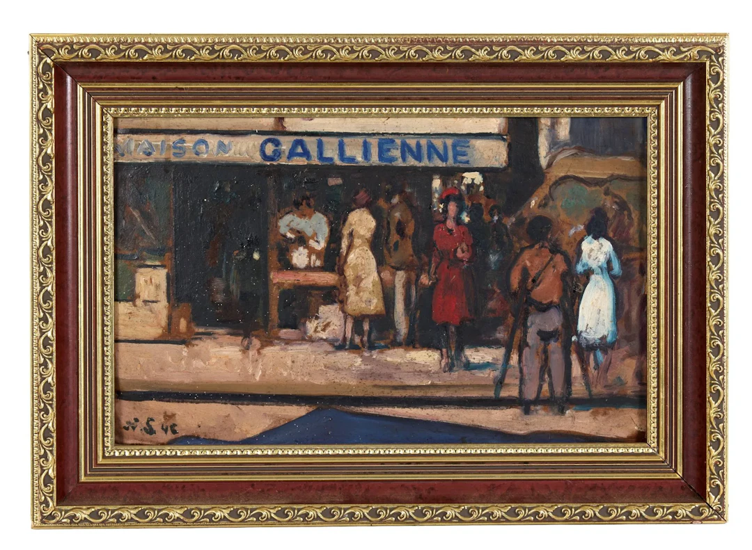 SINEZOUBOV, Nicolas (1891–1956) Maison Gallienne, 1945 Oil on paper