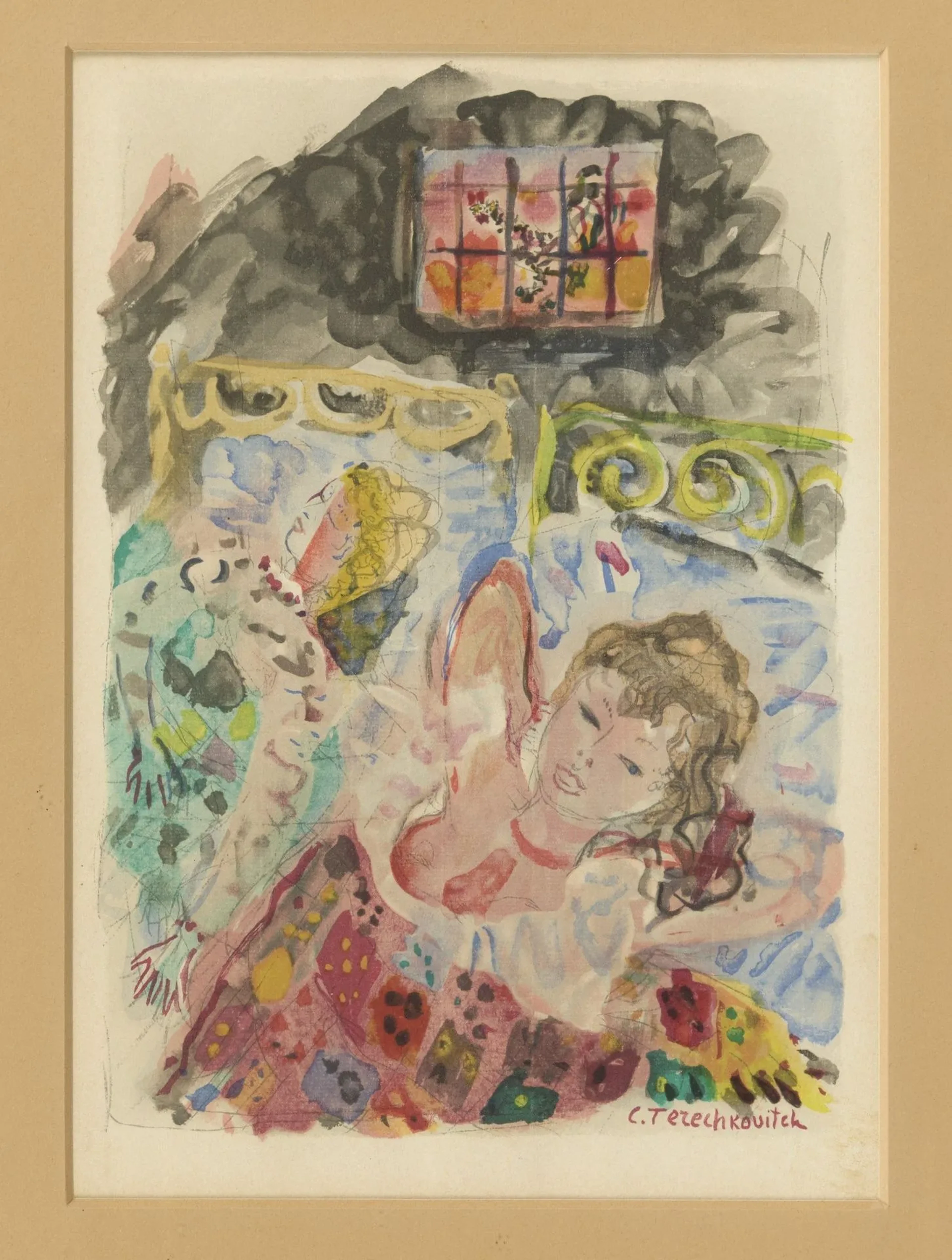 TERECHKOVITCH, Constantin (1902–1978) Illustration for La Fontaine’s