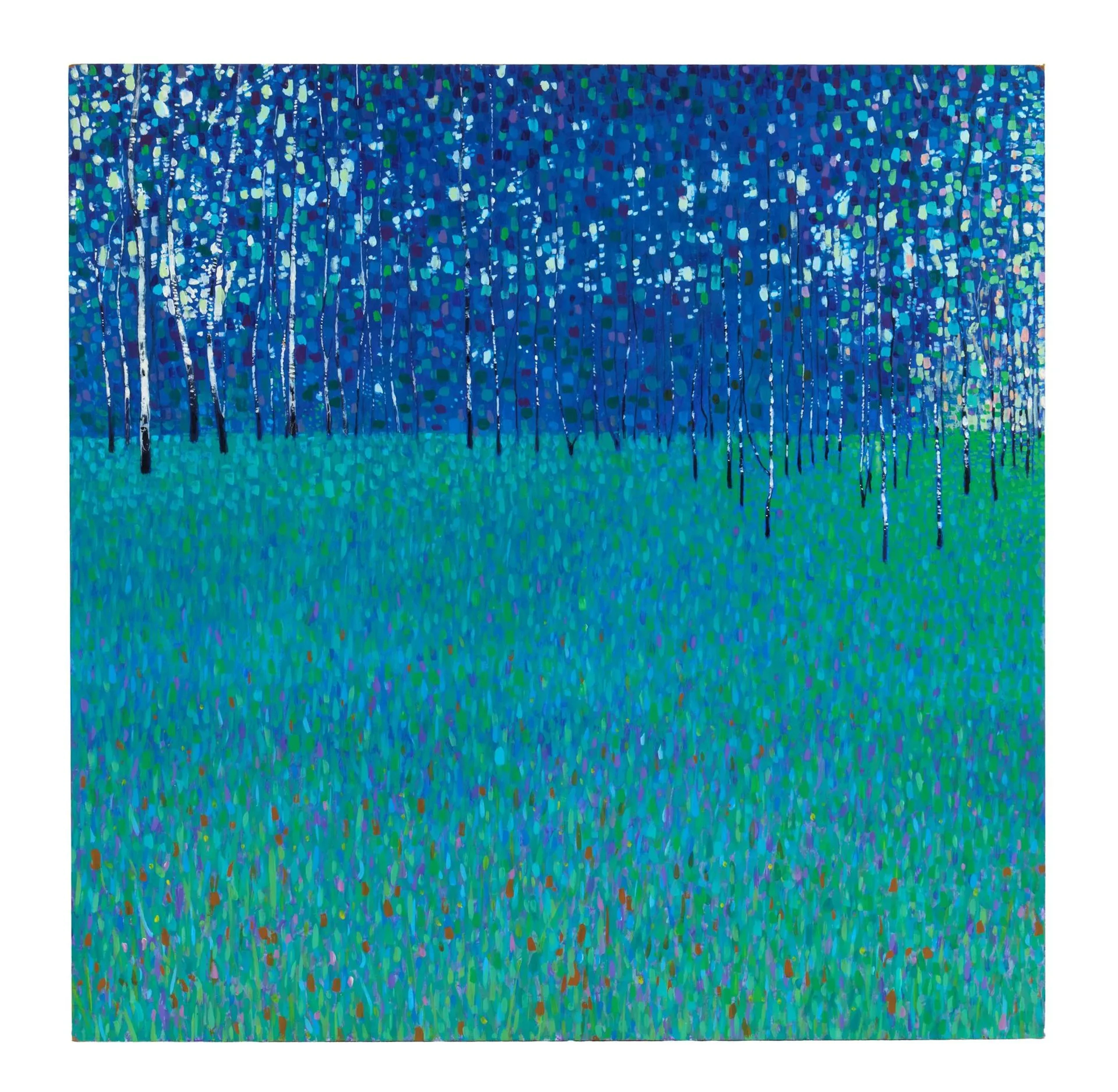 ZARETSKI Viktor (1925–1990) Summer. Circa 1980s Oil on hardboard Signed