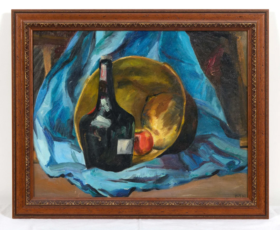 RIABOUCHINSKY, Maria (1910–1939) Still Life “Four Objects” Oil on