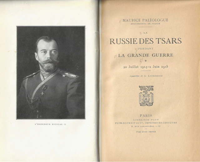[ROYAL FAMILY] PALEOLOGUE, Maurice Tsarist Russia During the Great