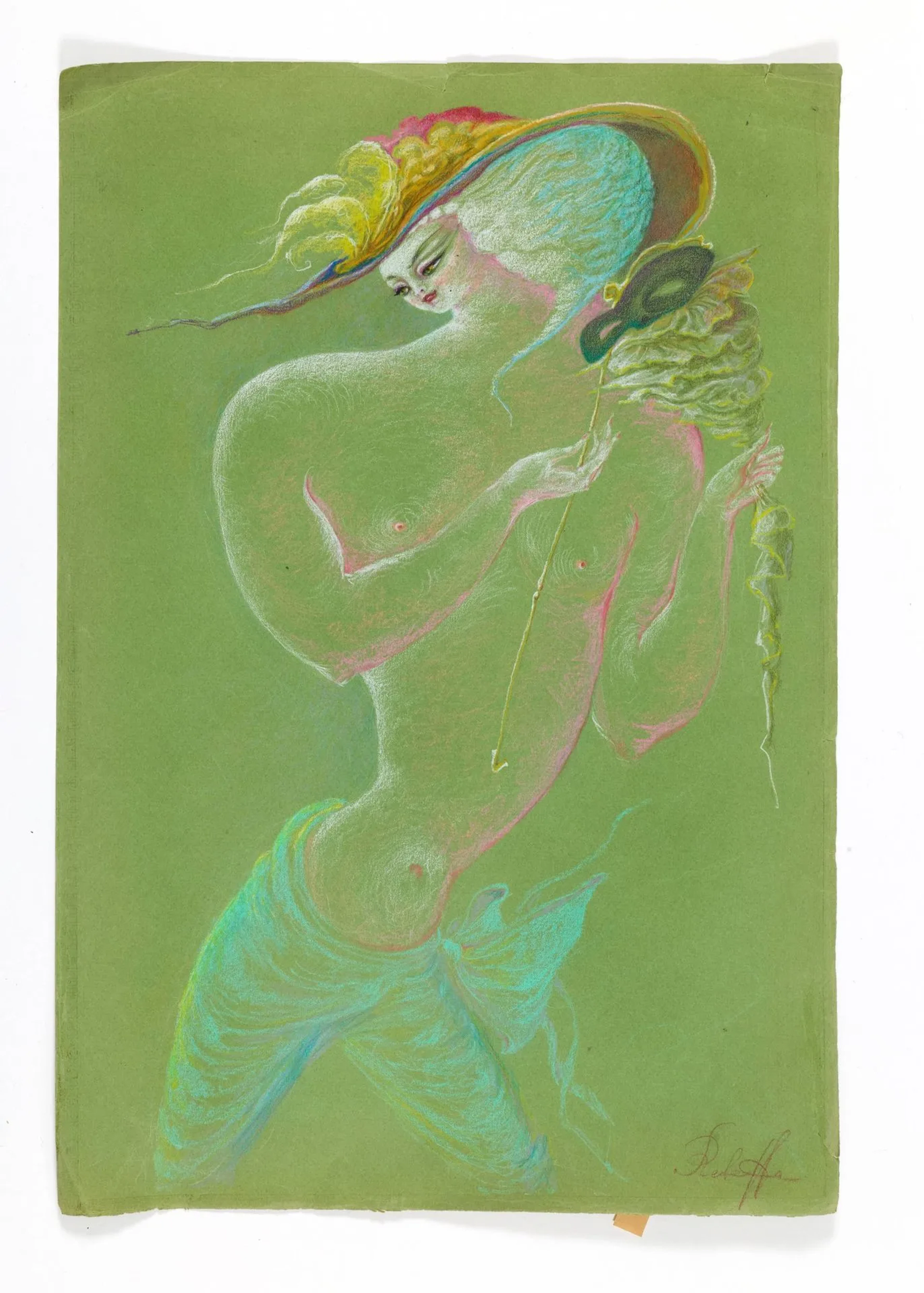 MODLEN (CHEMIAKINE) Rebecca (1934–2014) Woman with a Hat. Set of 2