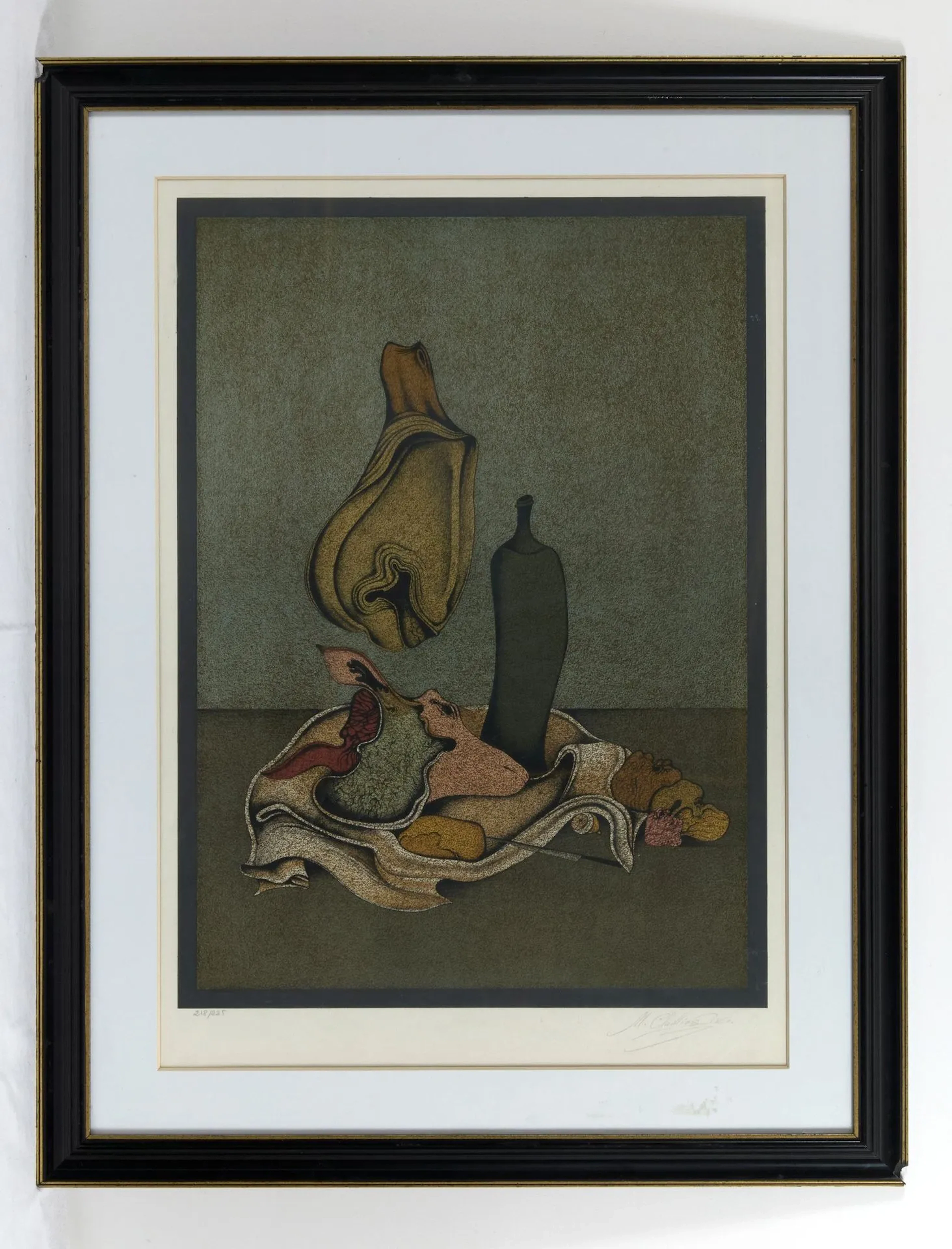 CHEMIAKINE, Mikhail (1943) Still Life in Toulon, France. 1979 Lithograph