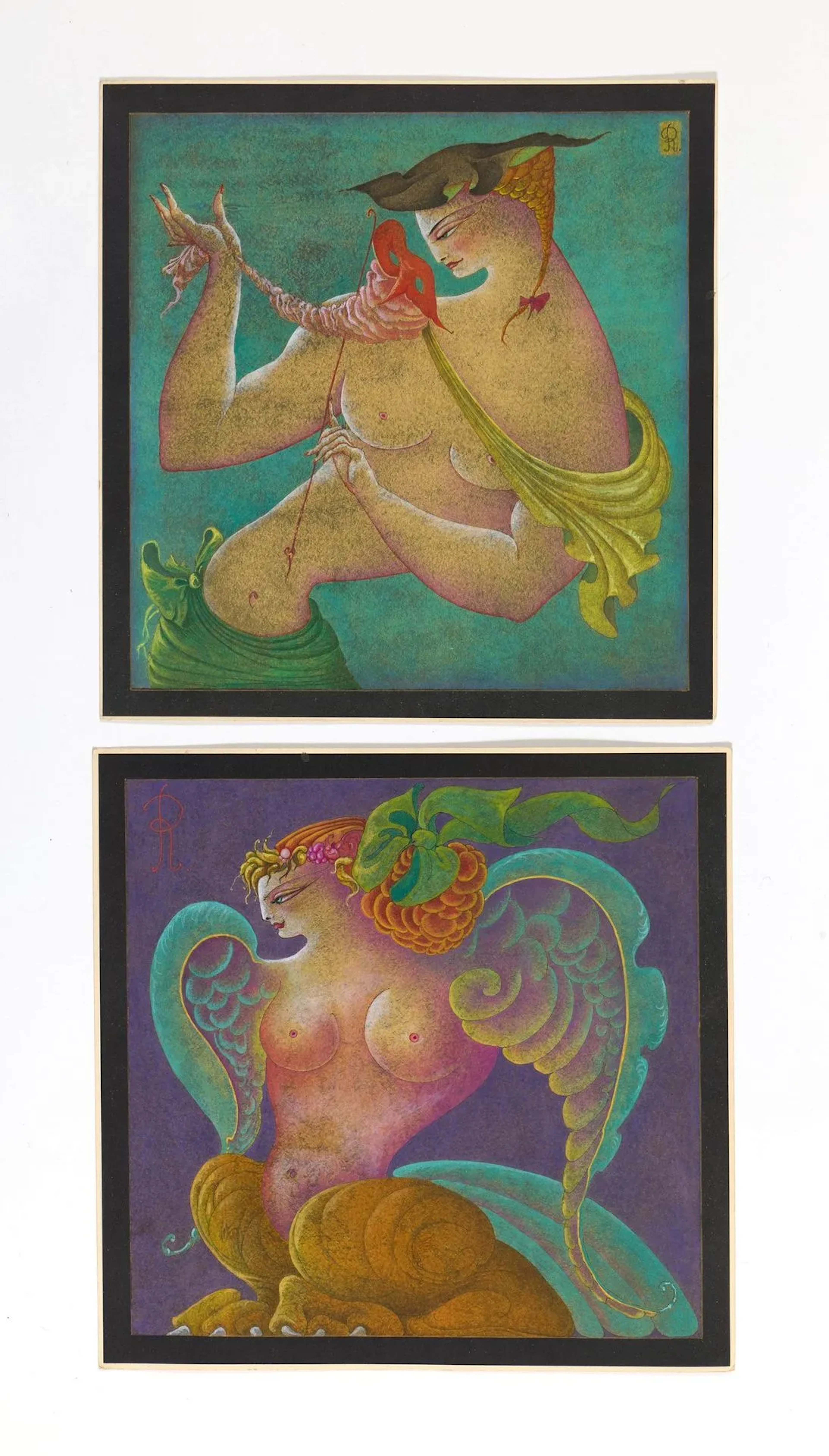MODLEN (CHEMIAKINE) Rebecca (1934–2014) Allegorical Figures Set of