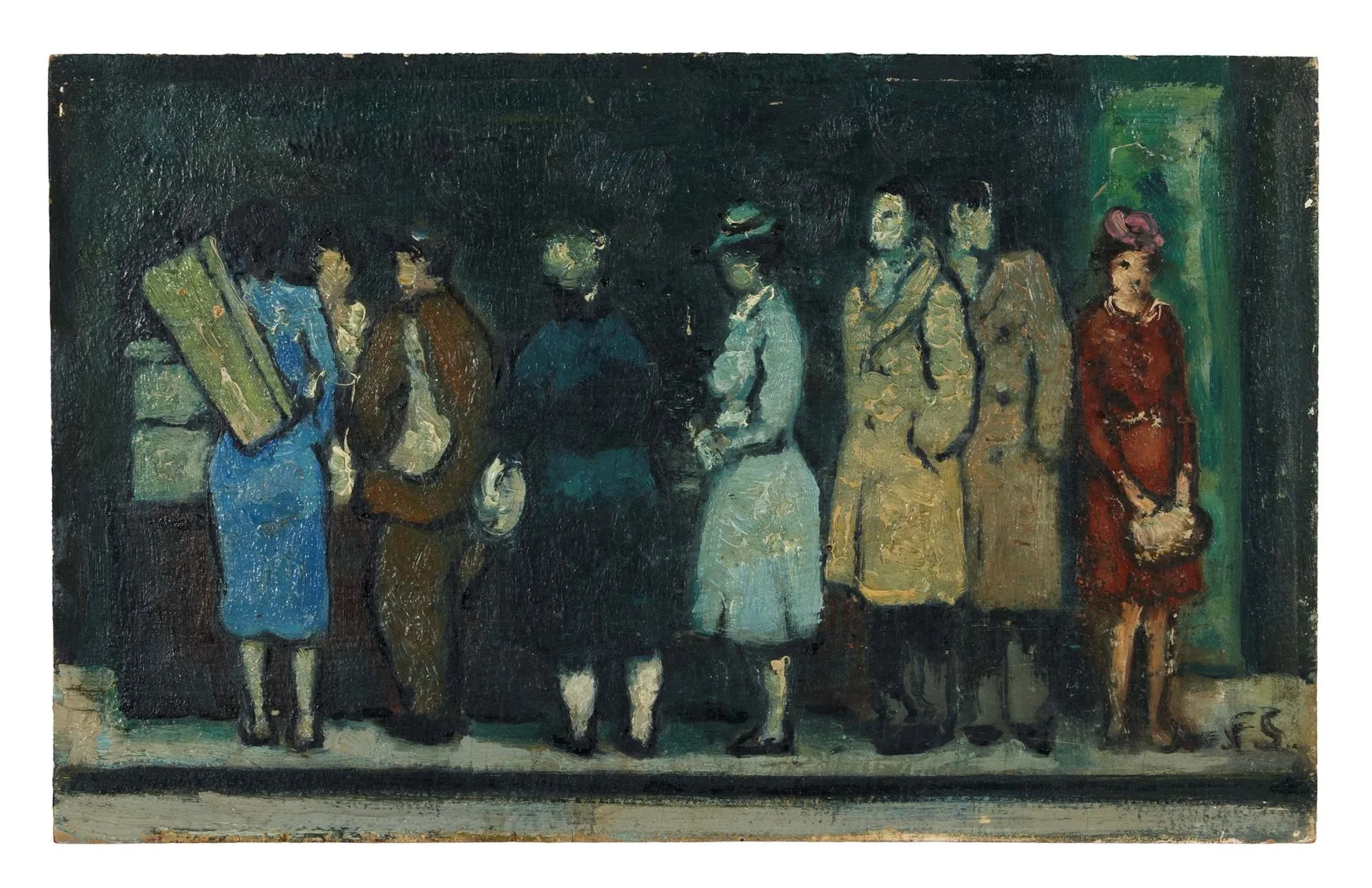 SINEZOUBOV, Nicolas (1891–1956) Les Halles Centrales in Paris, 1943