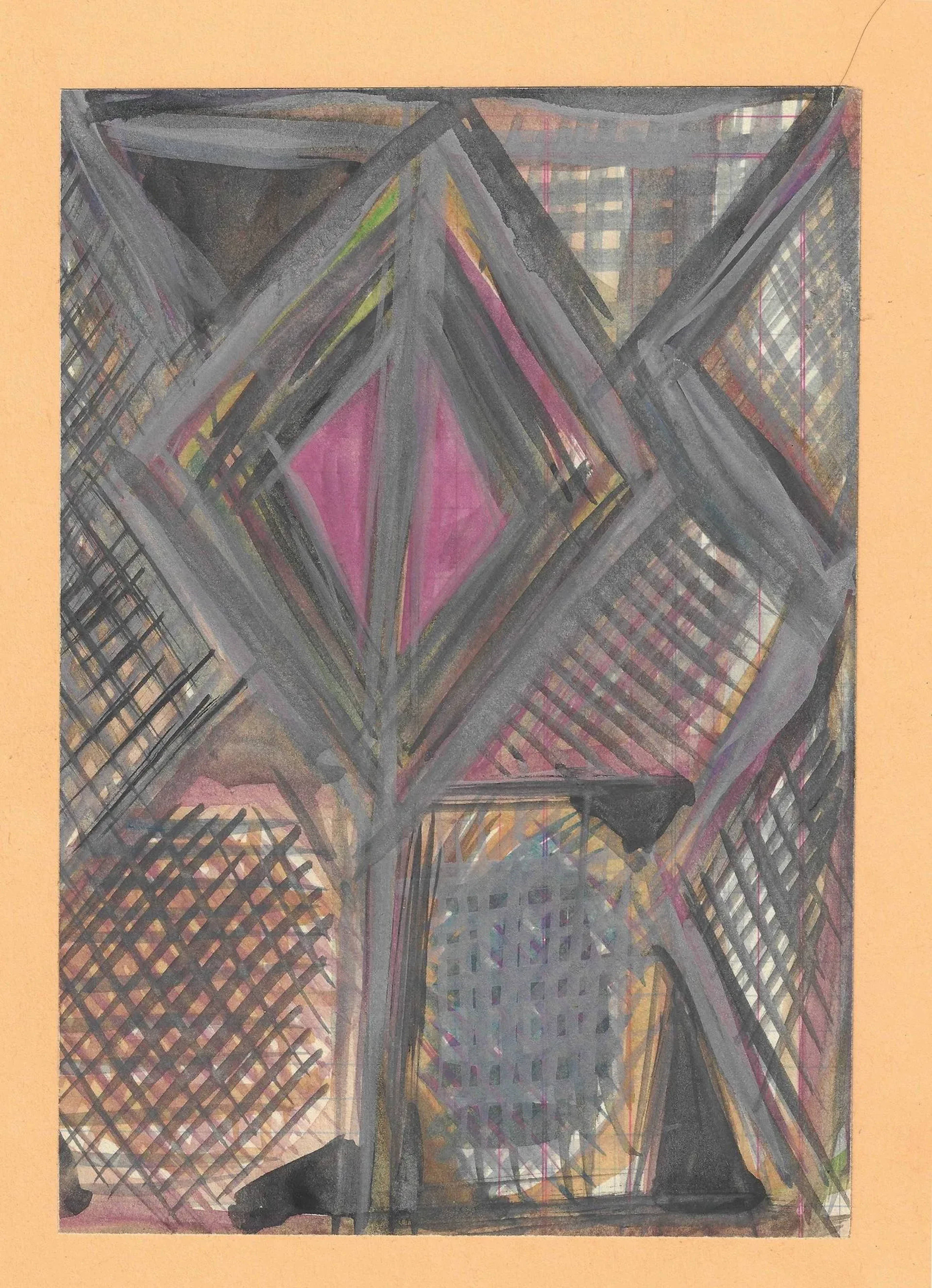 BAKHCHANYAN, Vagrich (1938–2009) Composition, 1994 Watercolor, gouache