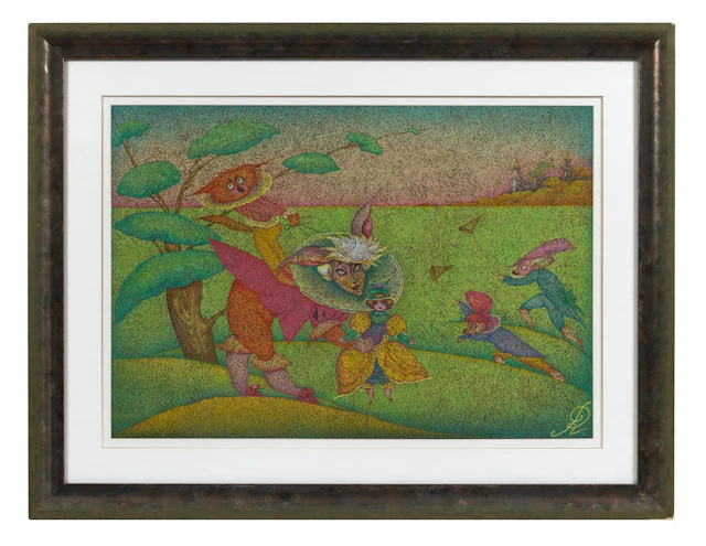 MODLEN (CHEMIAKINE) Rebecca (1934–2014) Illustration for a fairy tale