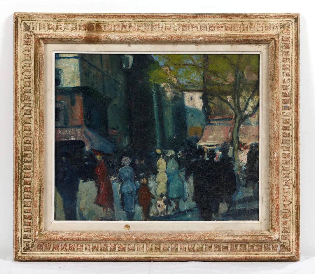 SINEZOUBOV, Nicolas (1891–1956) Paris Street, 1940s Oil on canvas