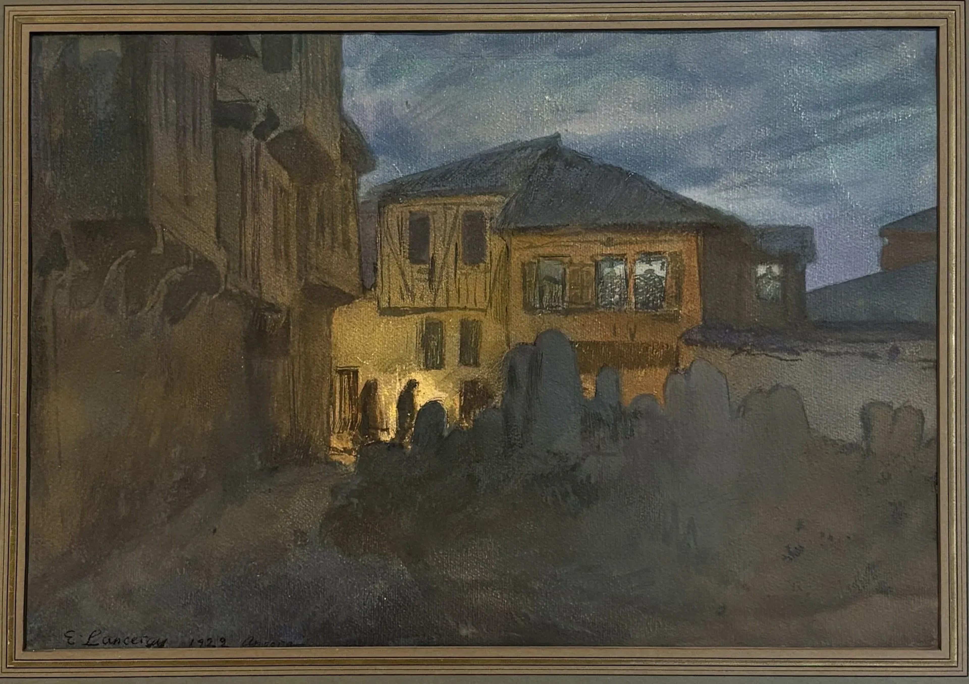 Eugène LANCERAY (1875–1946) A Gentle Evening in Angora, 1922 Tempera