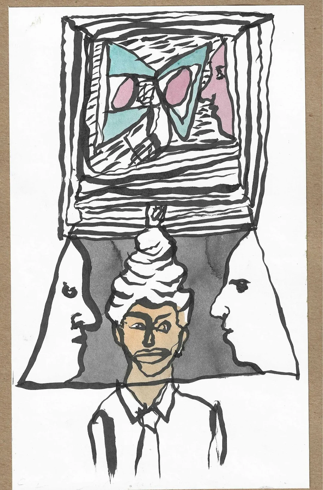 BAKHTCHANIAN Vagrich (1935–2009) Figures, 1994 Watercolor on paper